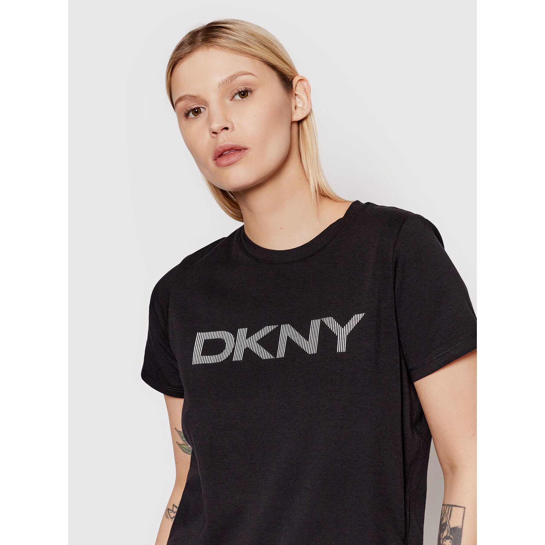 DKNY Sport Tricou DP1T6749 Negru Regular Fit - Pled.ro