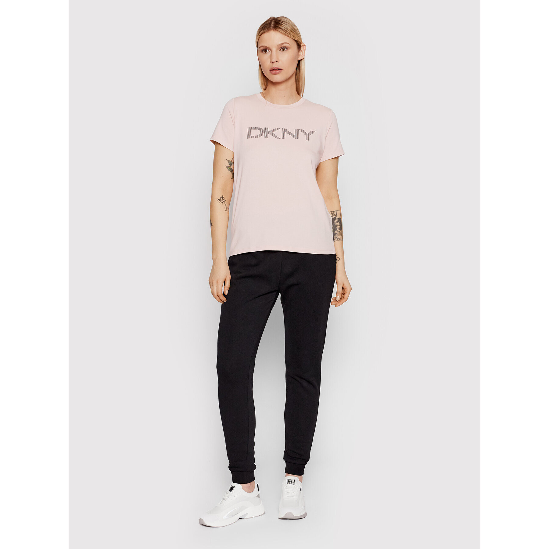 DKNY Sport Tricou DP1T6749 Roz Regular Fit - Pled.ro