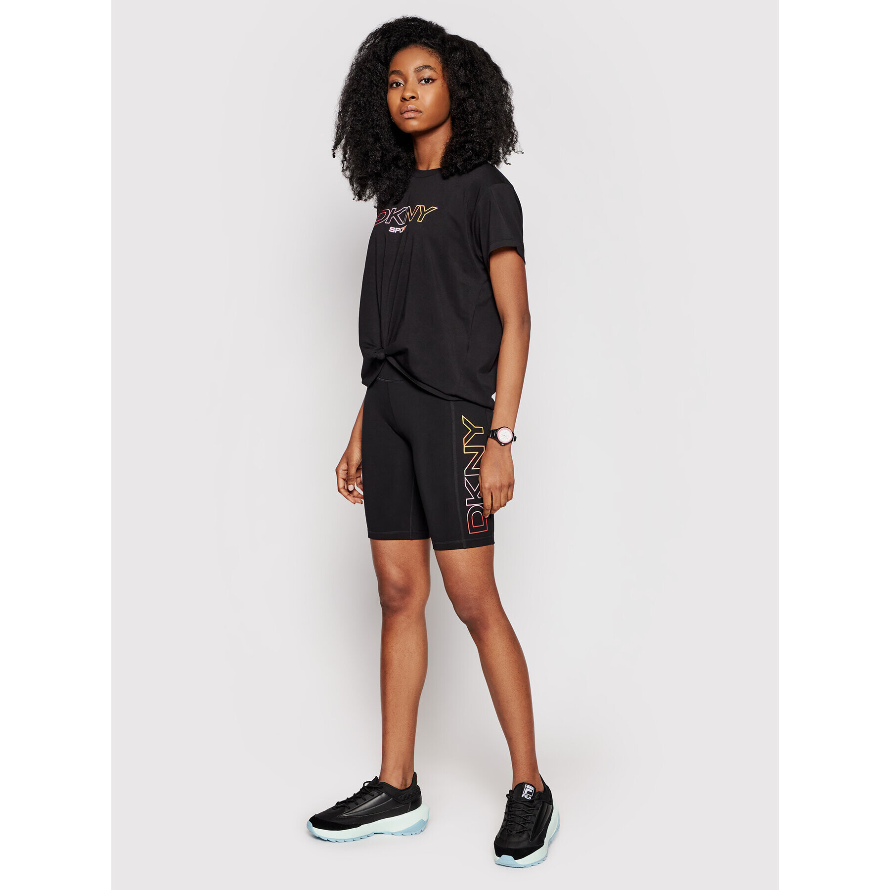 DKNY Sport Tricou DP1T8020 Negru Regular Fit - Pled.ro