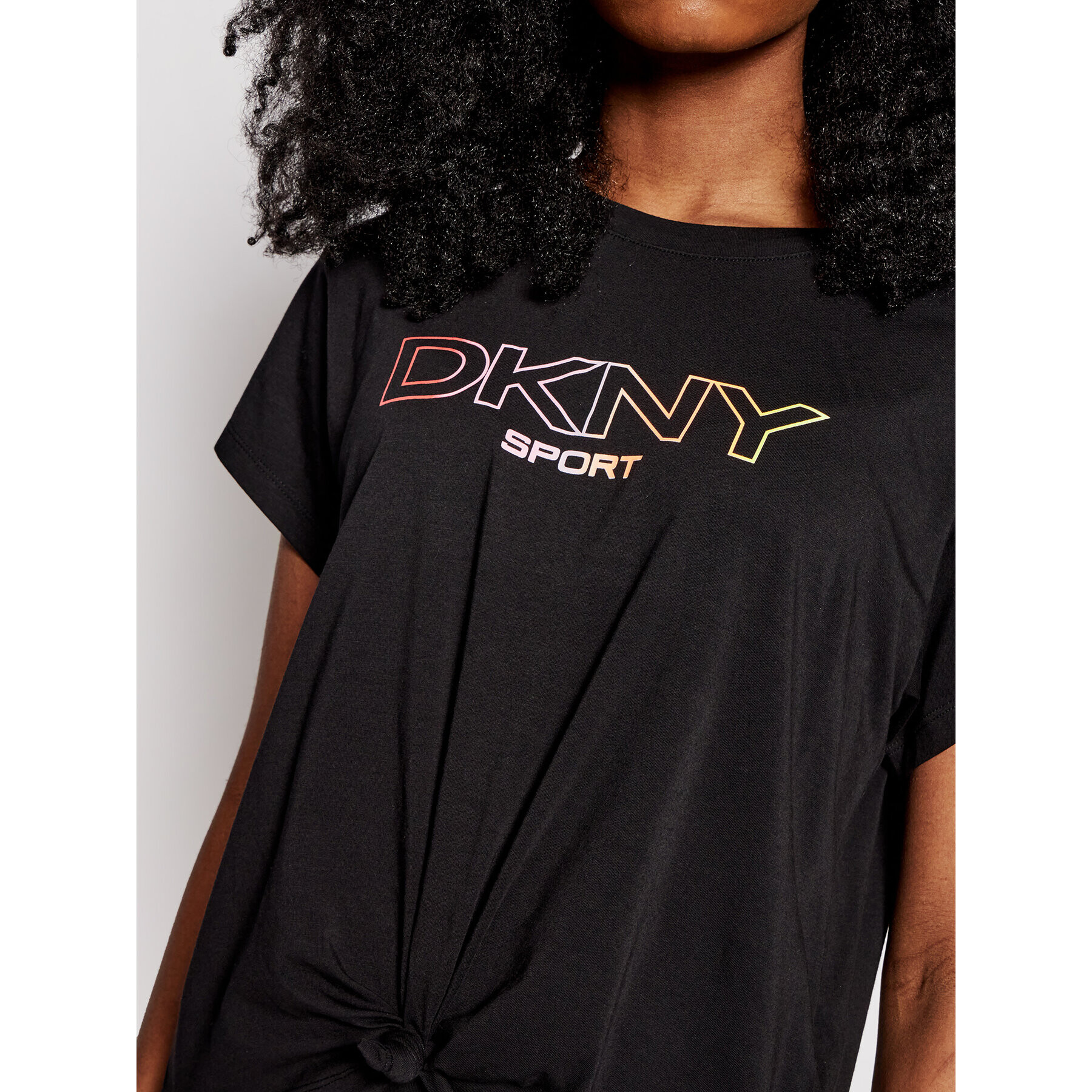 DKNY Sport Tricou DP1T8020 Negru Regular Fit - Pled.ro