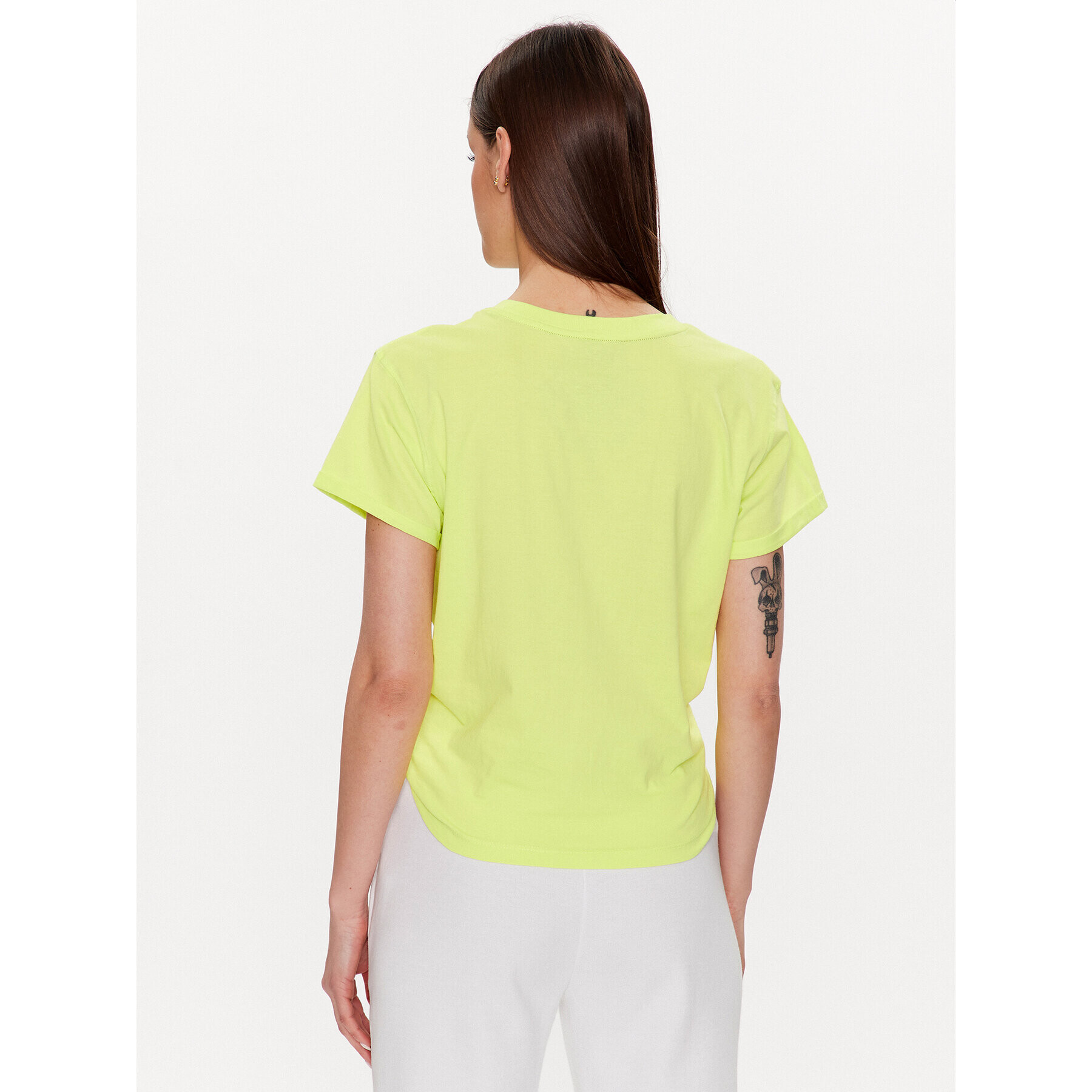 DKNY Sport Tricou DP1T8521 Galben Classic Fit - Pled.ro