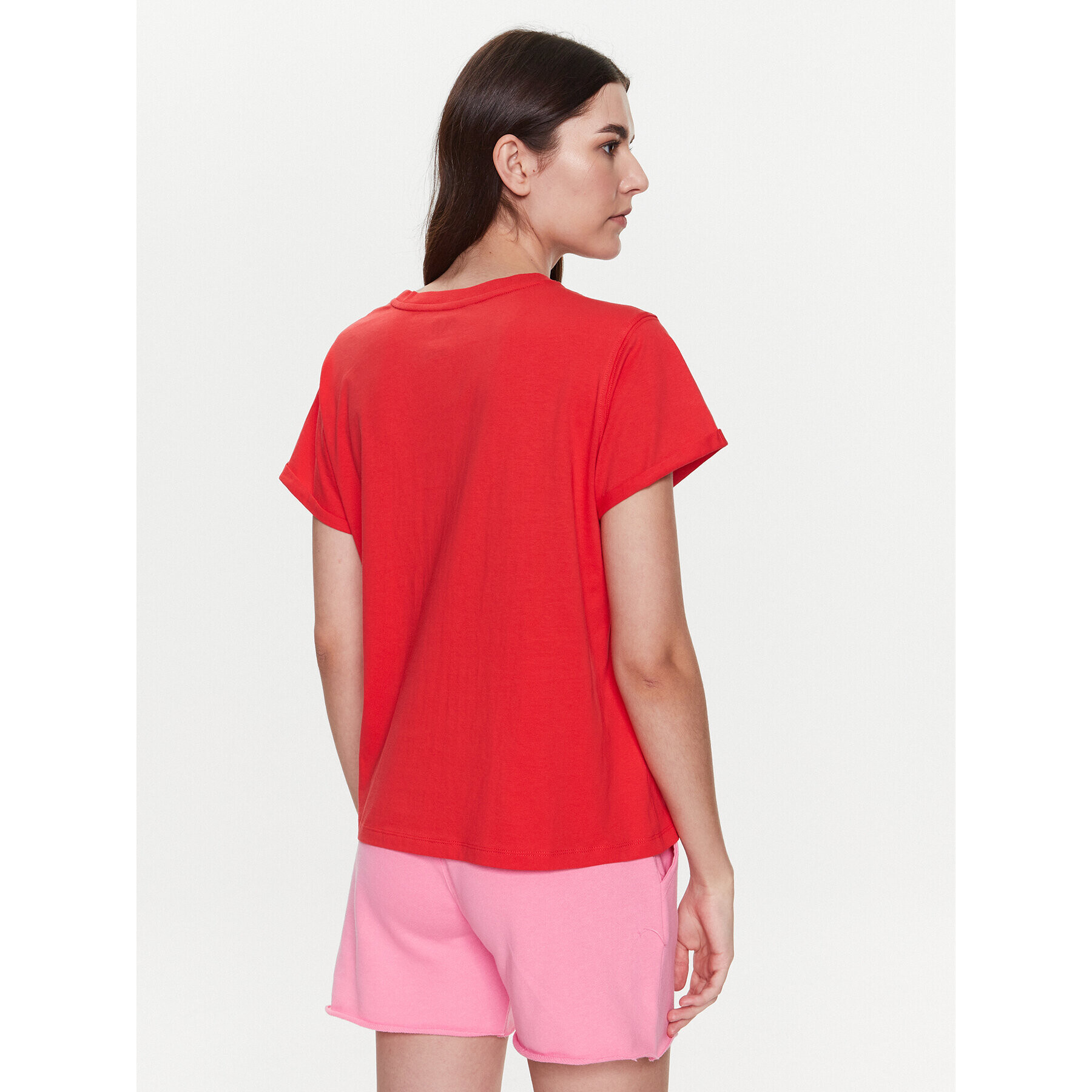 DKNY Sport Tricou DP1T8521 Roșu Classic Fit - Pled.ro