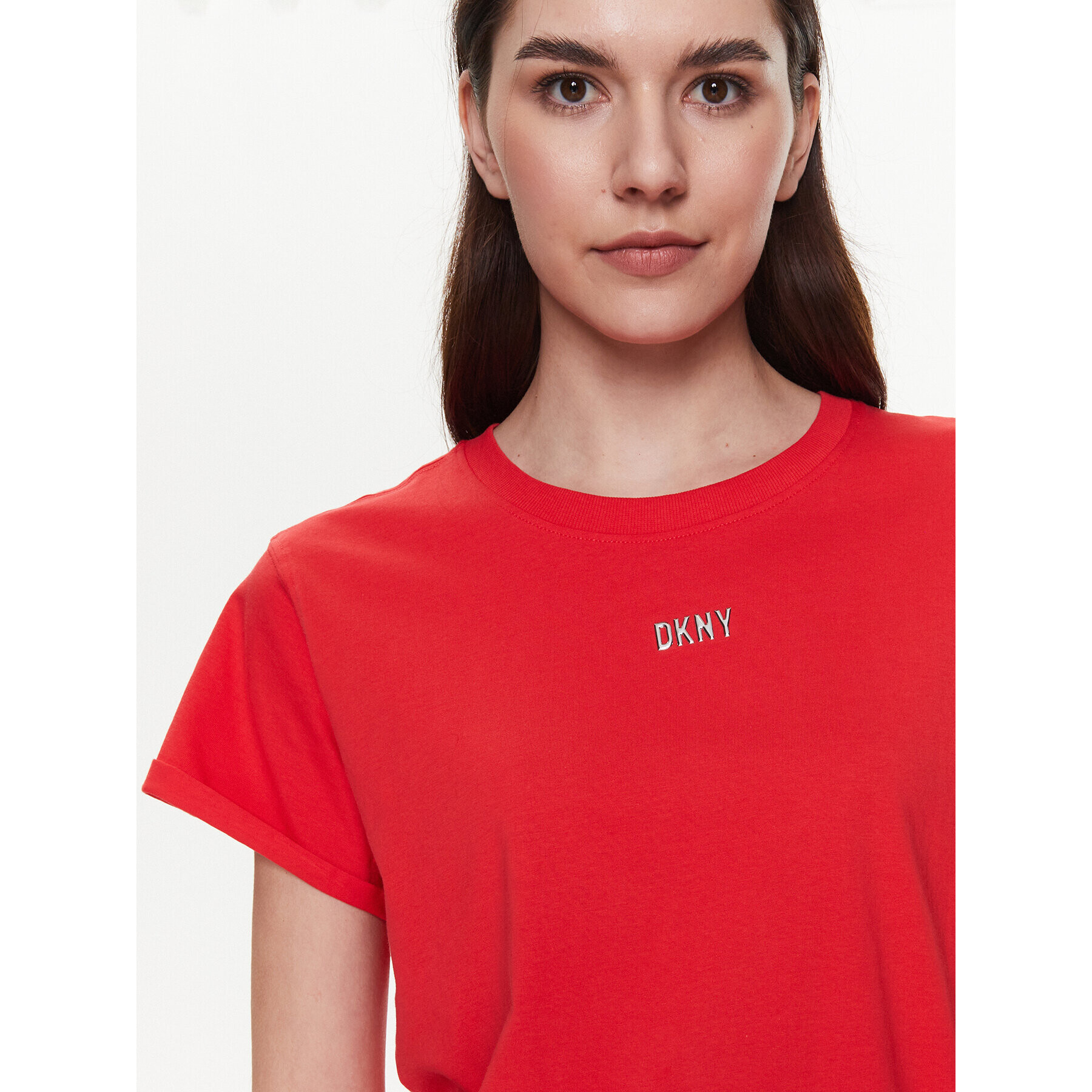 DKNY Sport Tricou DP1T8521 Roșu Classic Fit - Pled.ro