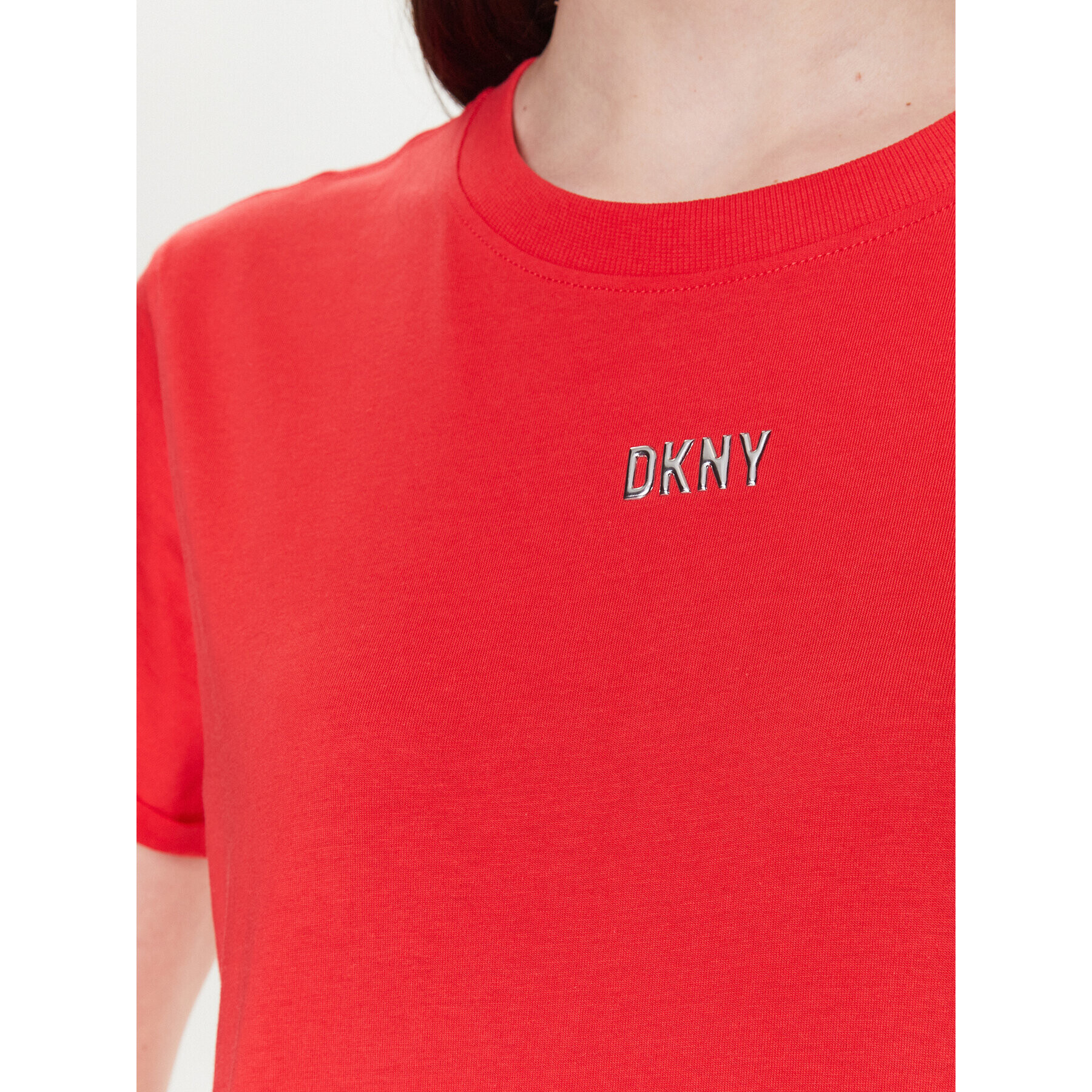 DKNY Sport Tricou DP1T8521 Roșu Classic Fit - Pled.ro