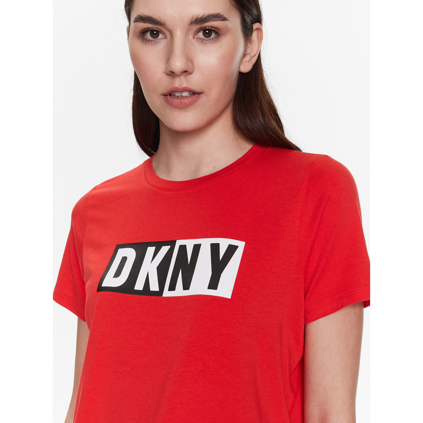 DKNY Sport Tricou DP2T5894 Roșu Classic Fit - Pled.ro