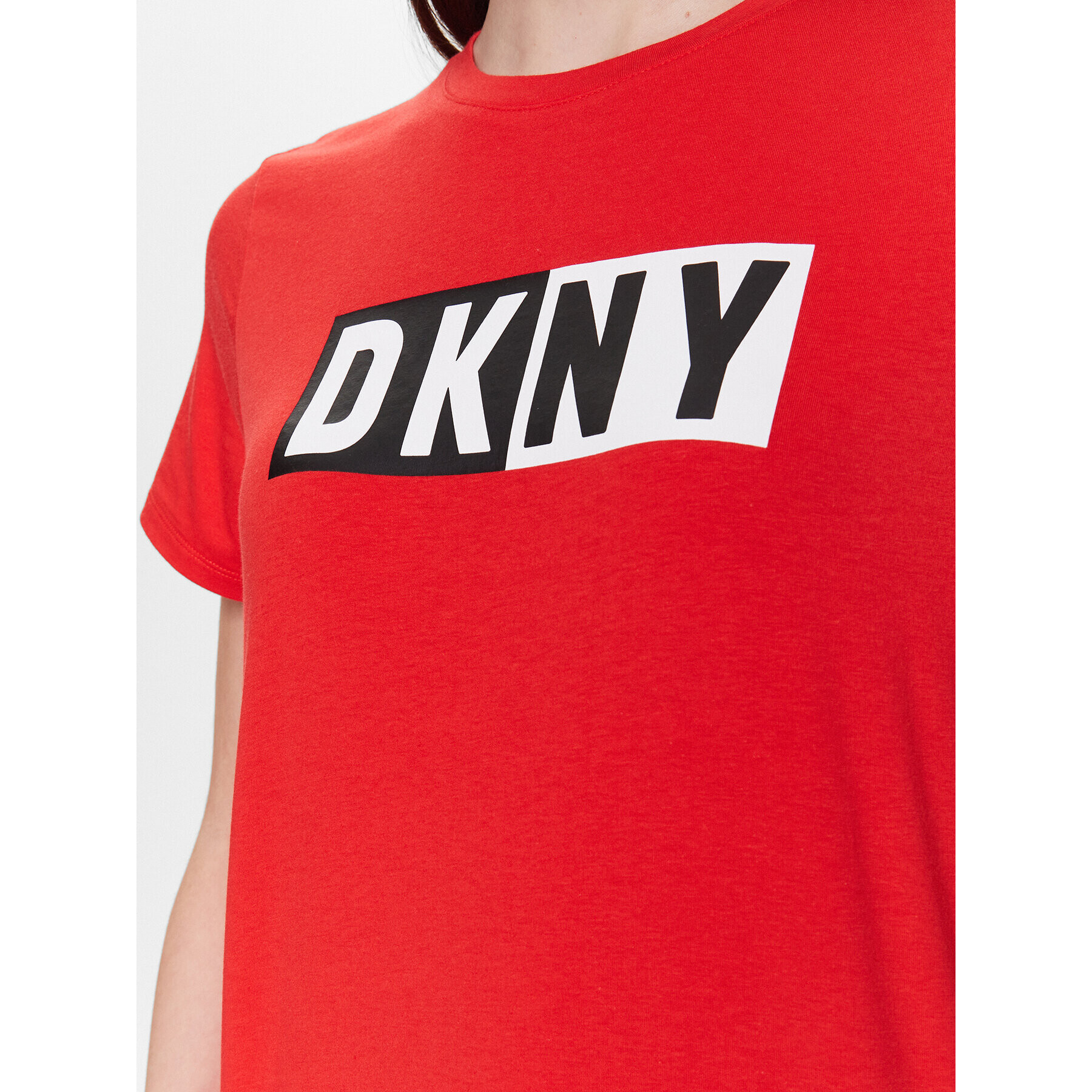 DKNY Sport Tricou DP2T5894 Roșu Classic Fit - Pled.ro