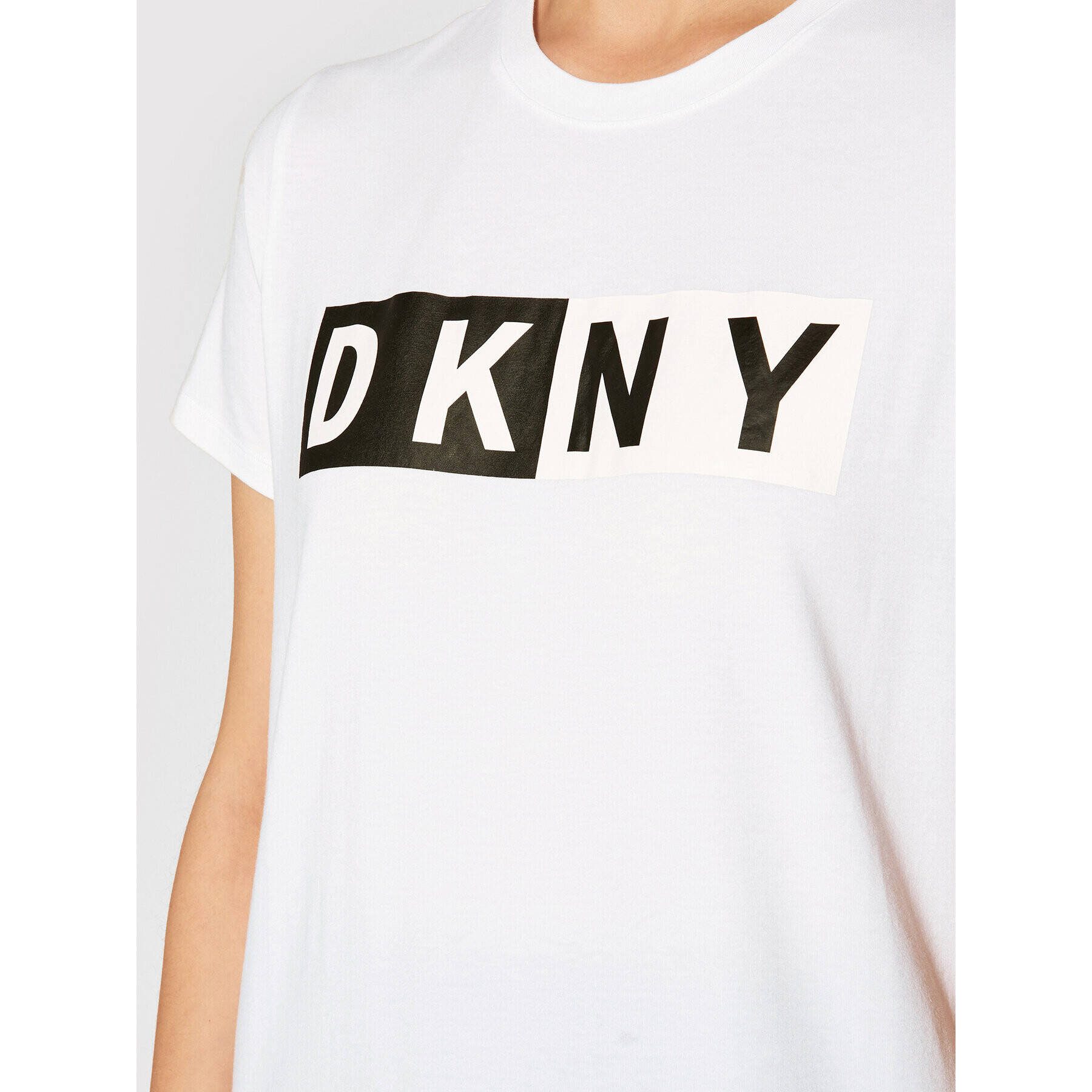 DKNY Sport Tricou DP8T5894 Alb Regular Fit - Pled.ro