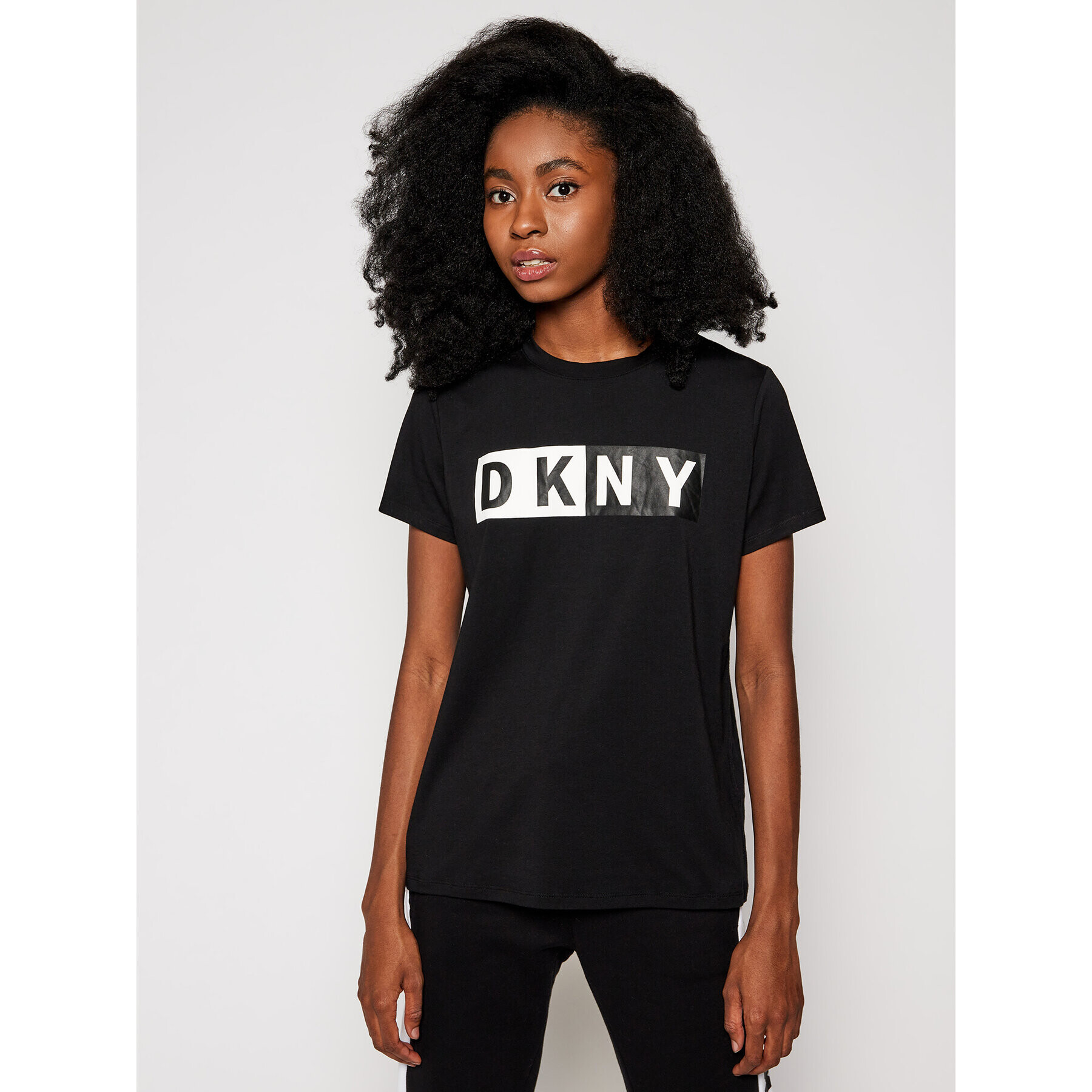 DKNY Sport Tricou DP8T5894 Negru Regular Fit - Pled.ro