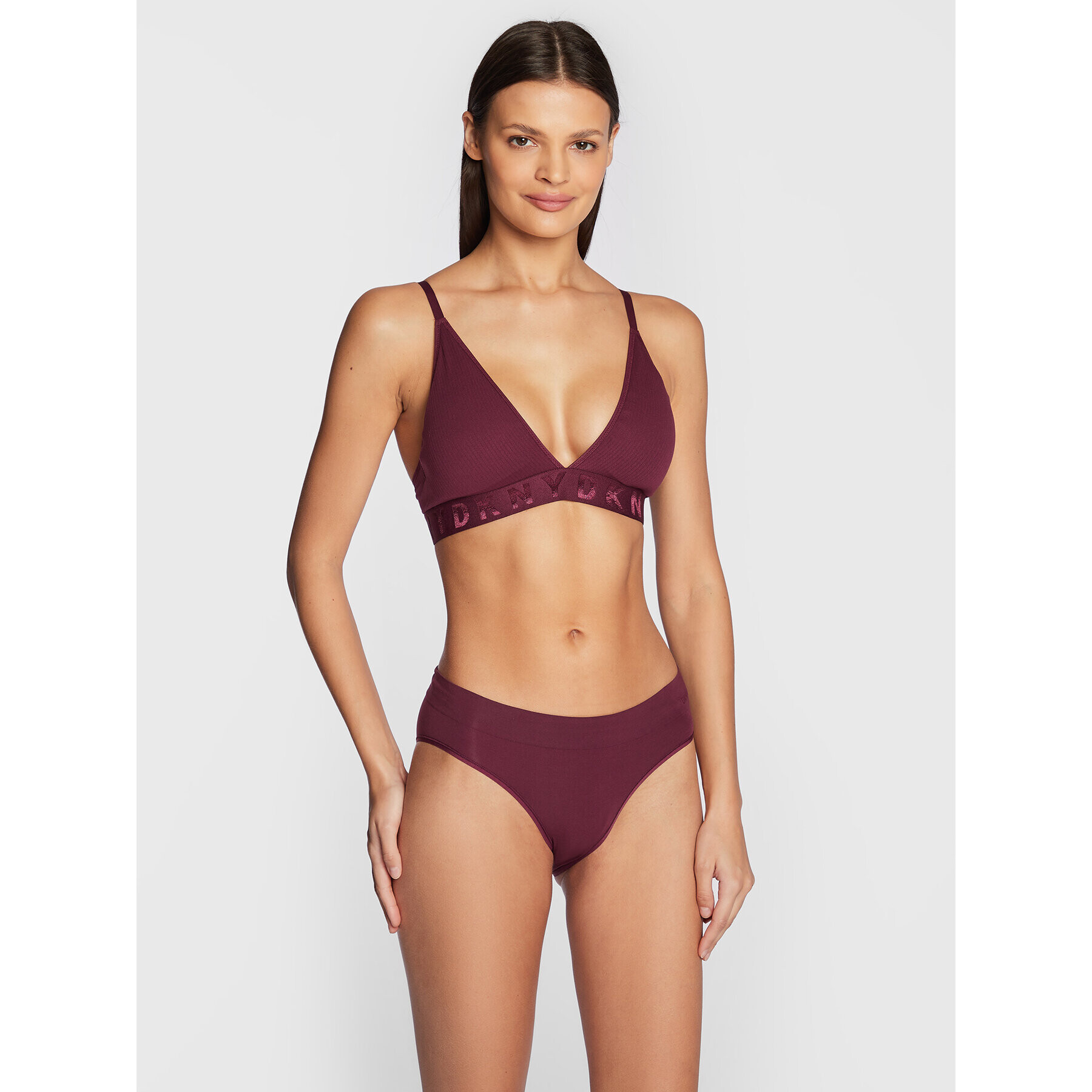 DKNY Sutien Bralette DK4026 Vișiniu - Pled.ro