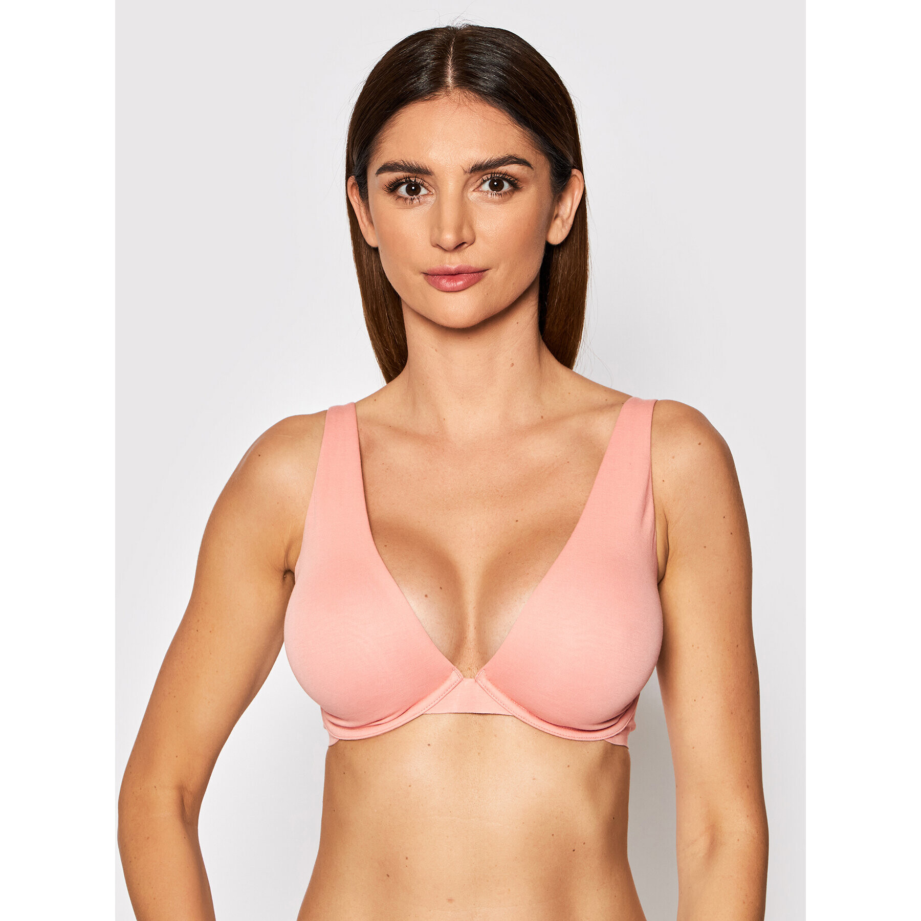 DKNY Sutien cu armătură DK7252 Roz - Pled.ro