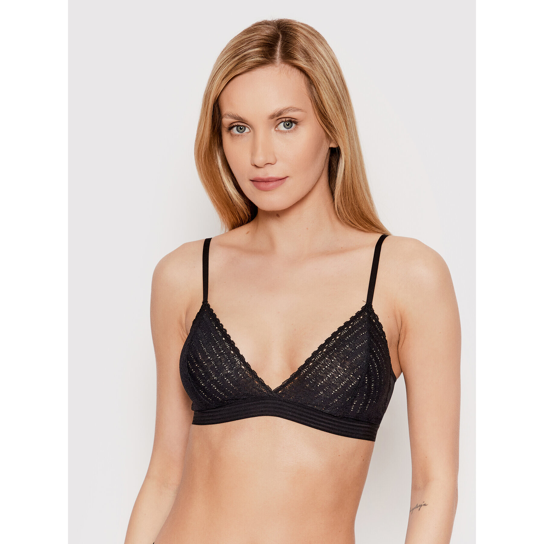 DKNY Sutien Bralette DK7356 Negru - Pled.ro