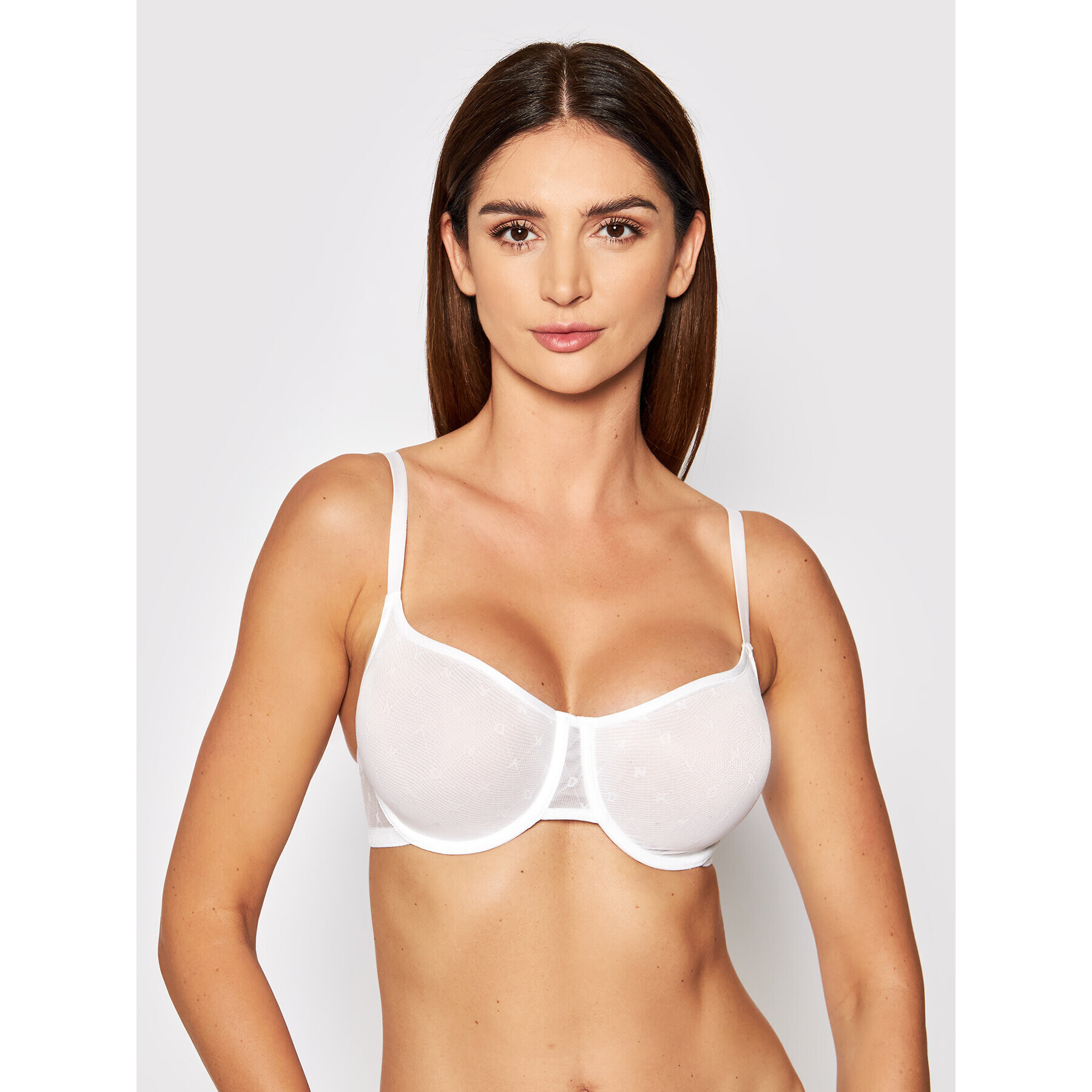 DKNY Sutien cu armătură DK4039 Alb - Pled.ro