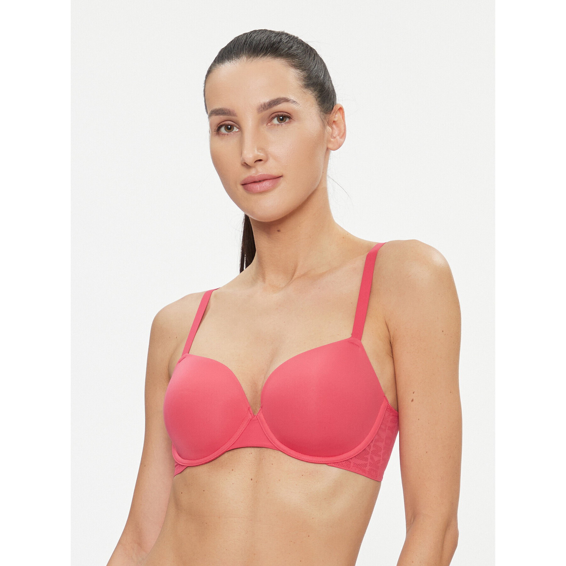 DKNY Sutien cu armătură DK7399 Roz - Pled.ro