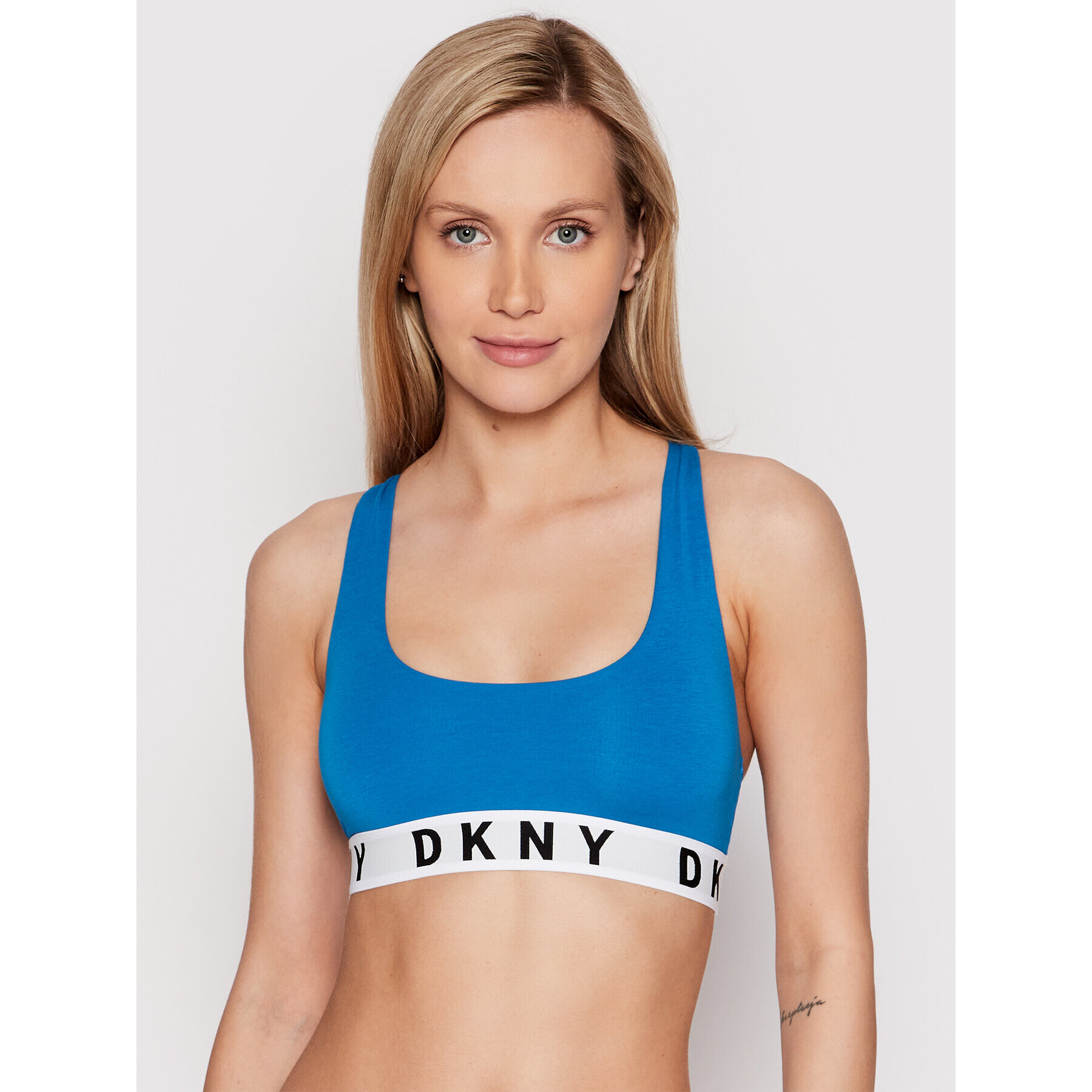 DKNY Sutien top DK4519 Albastru - Pled.ro