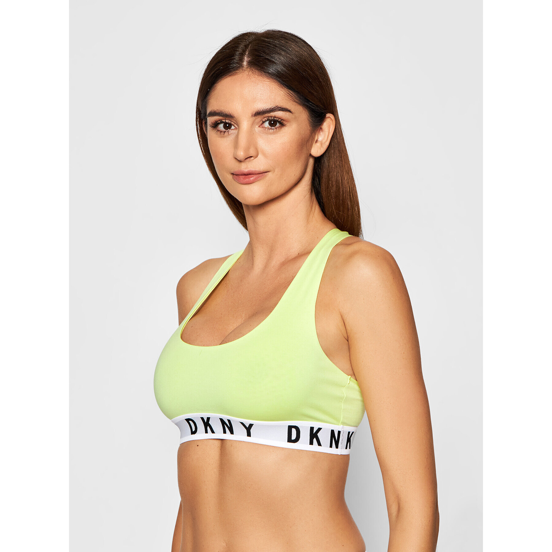 DKNY Sutien top DK4519 Galben - Pled.ro