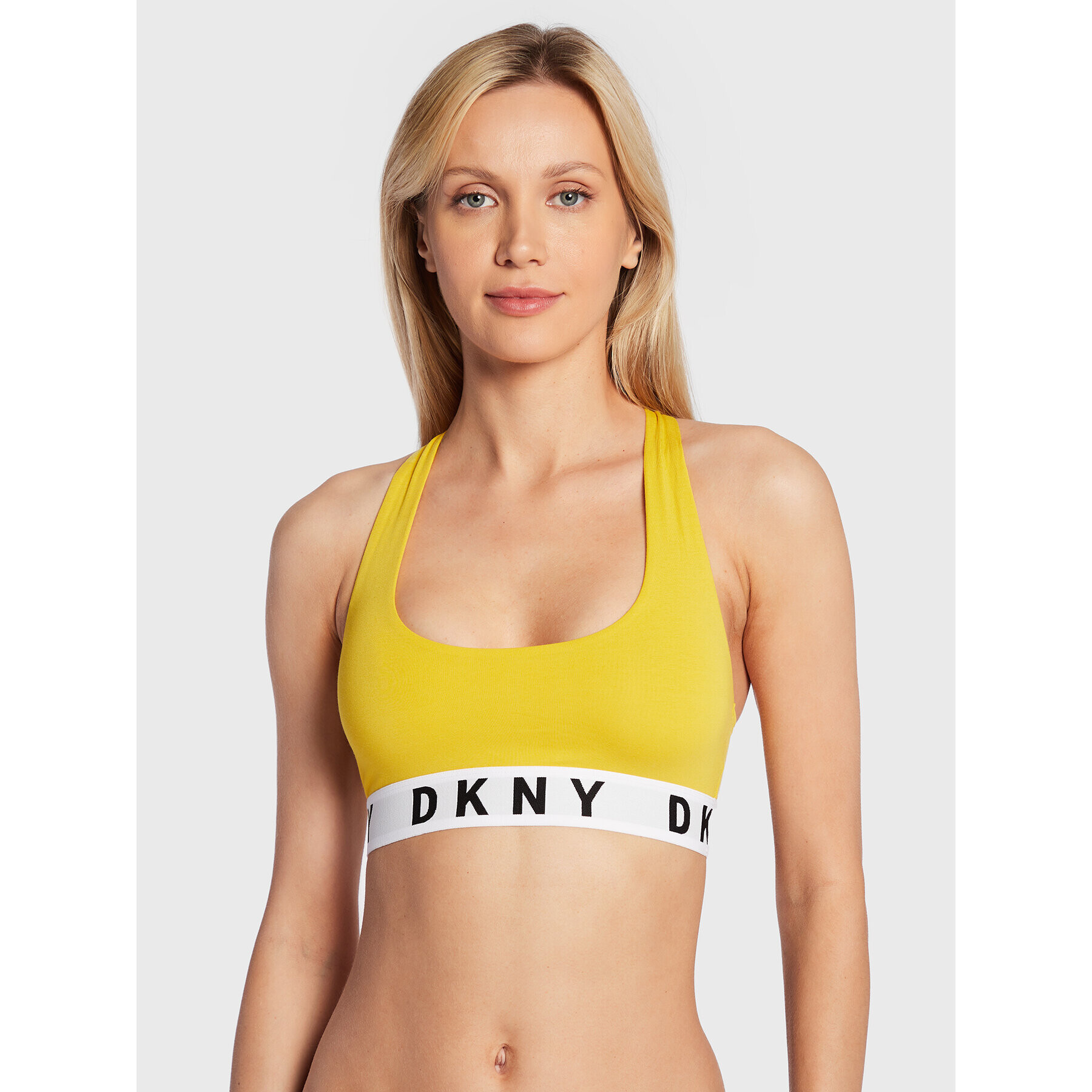 DKNY Sutien top DK4519 Galben - Pled.ro