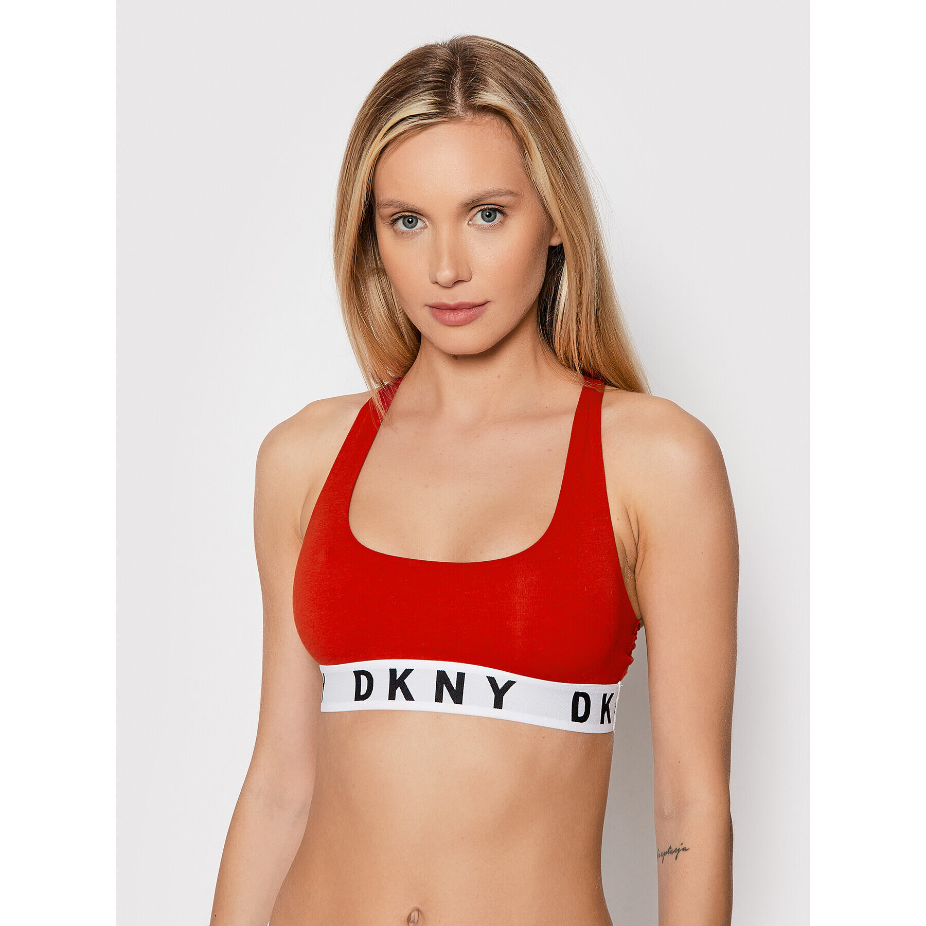 DKNY Sutien top DK4519 Roșu - Pled.ro