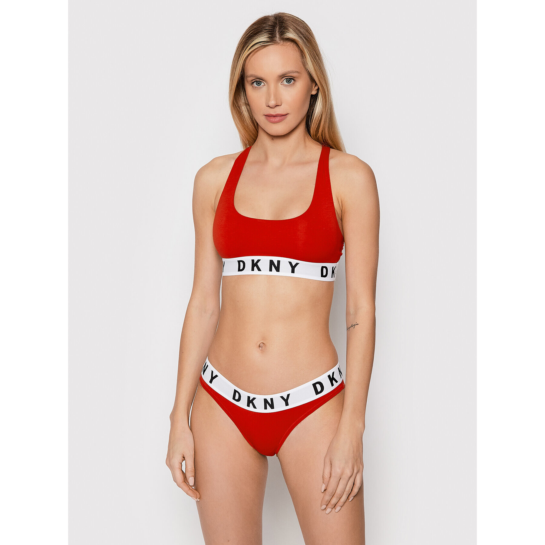 DKNY Sutien top DK4519 Roșu - Pled.ro