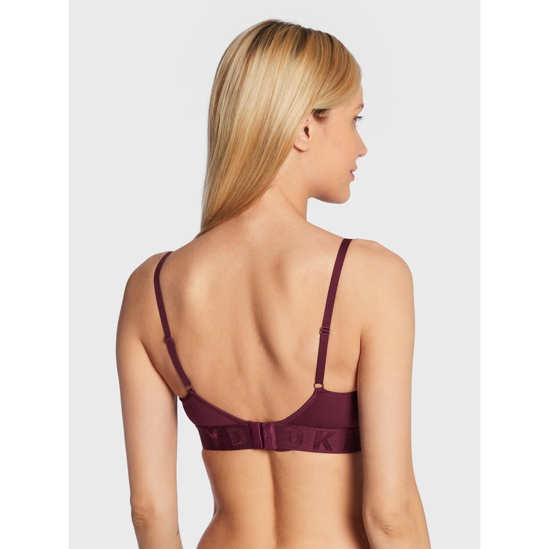 DKNY Sutien top DK7476 Vișiniu - Pled.ro