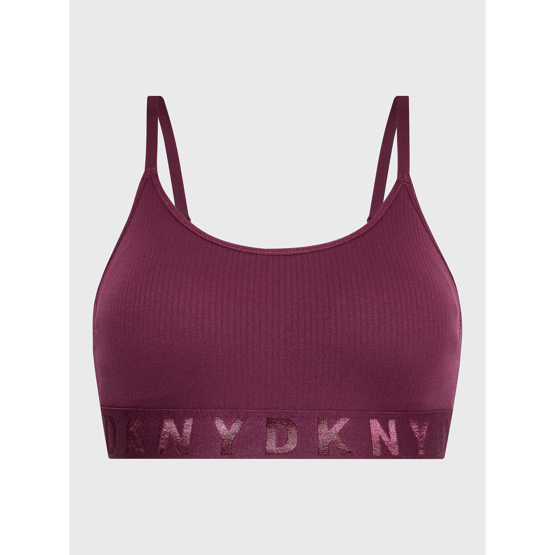 DKNY Sutien top DK7476 Vișiniu - Pled.ro