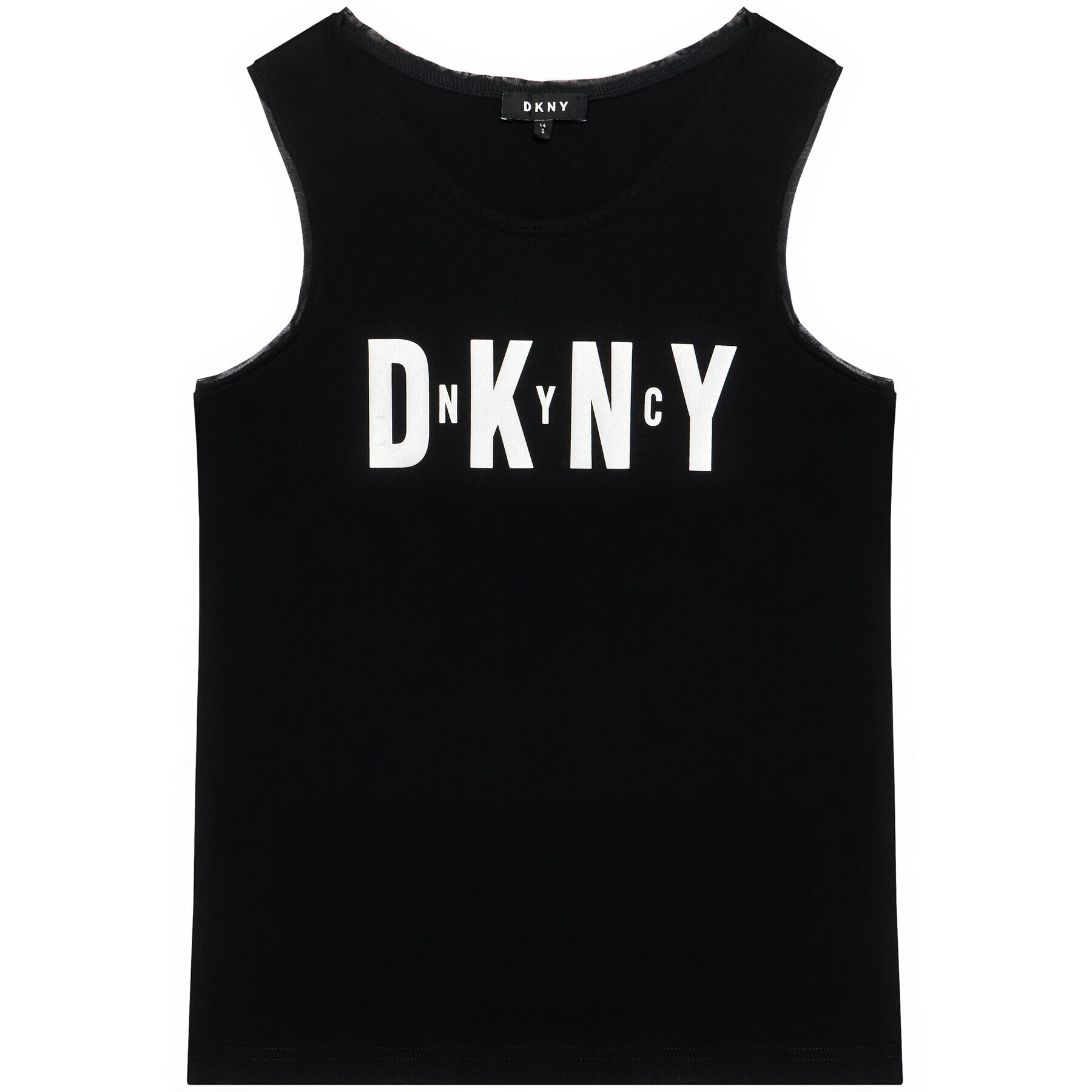 DKNY Top D35R21 D Negru Regular Fit - Pled.ro