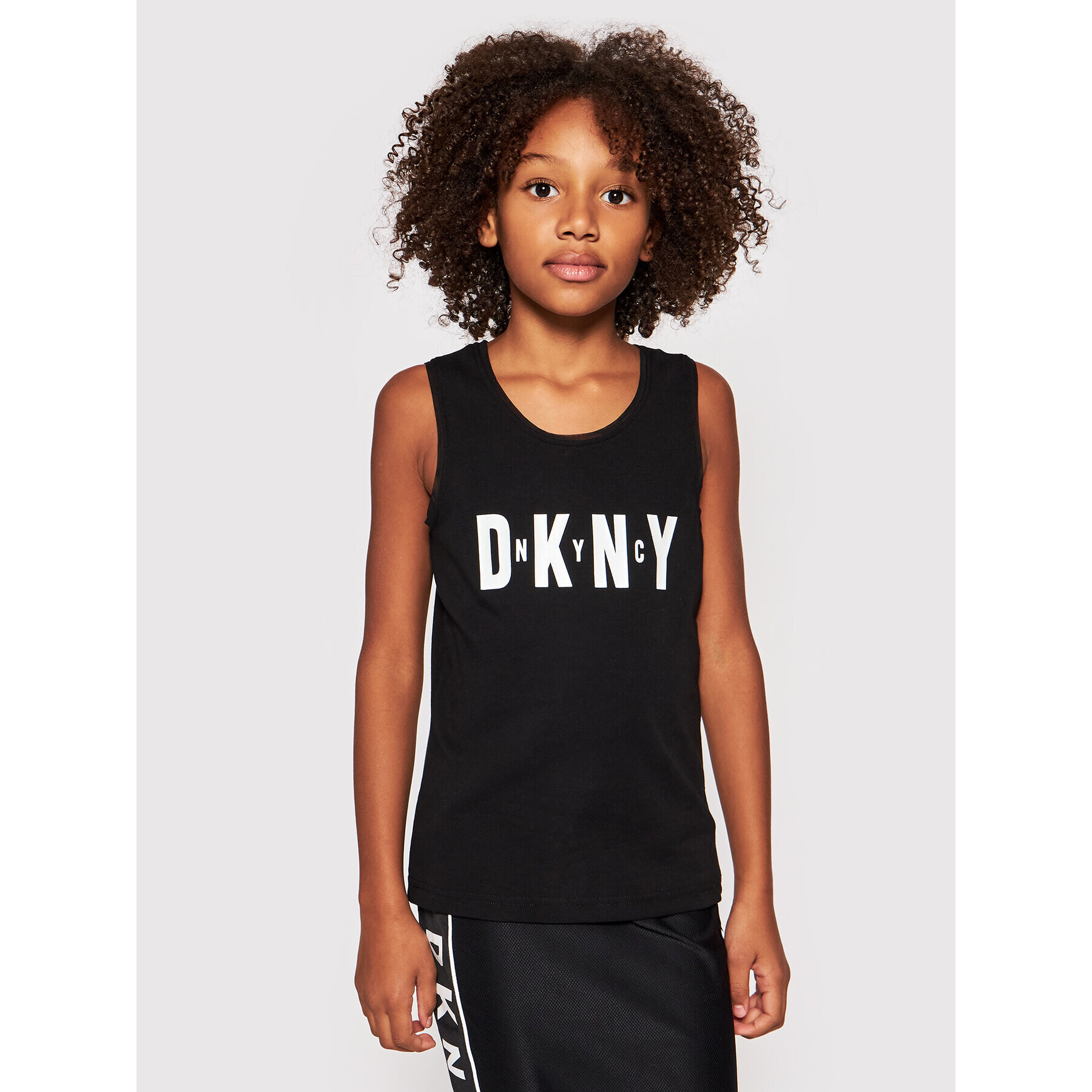 DKNY Top D35R21 S Negru Regular Fit - Pled.ro