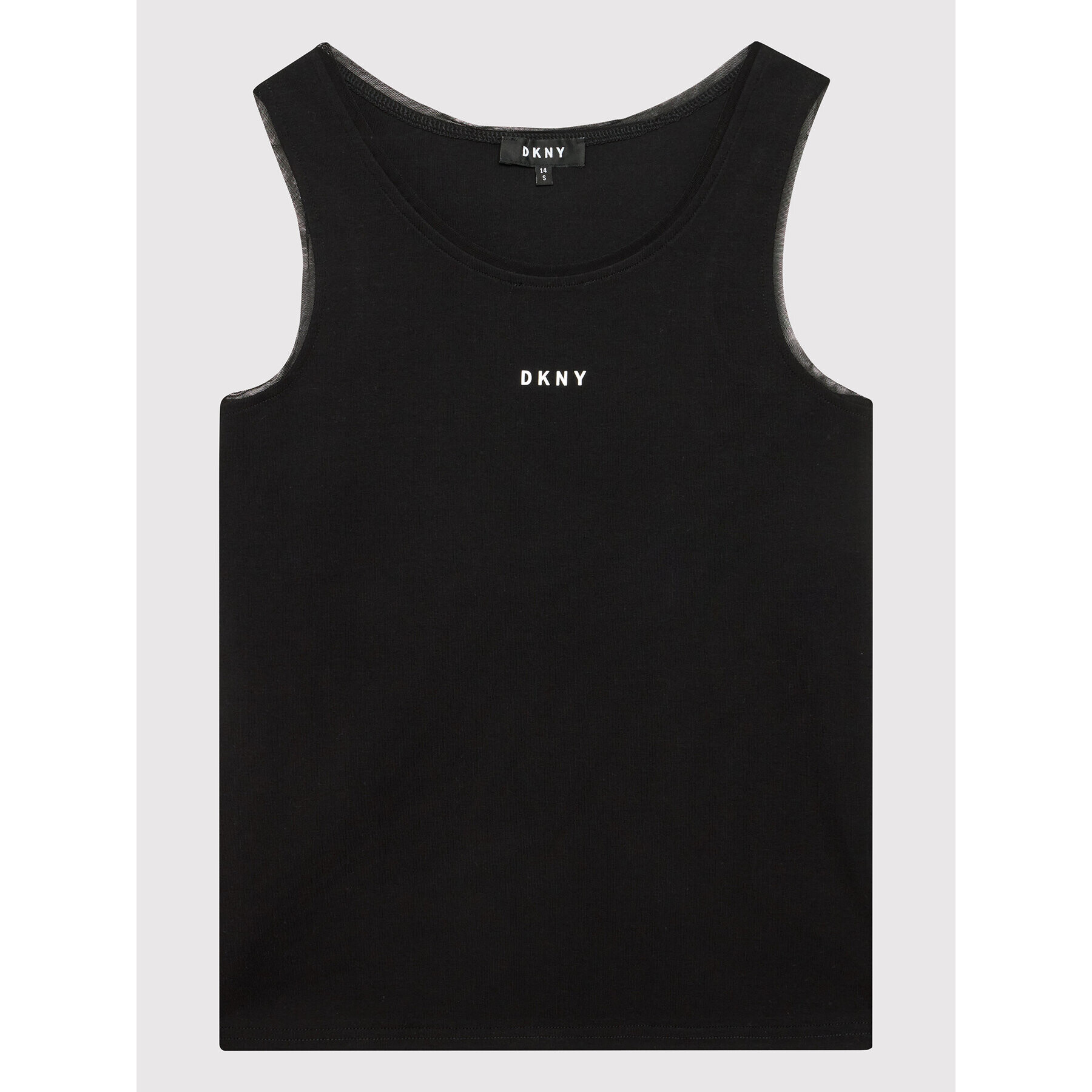 DKNY Top D35R98 M Negru Regular Fit - Pled.ro