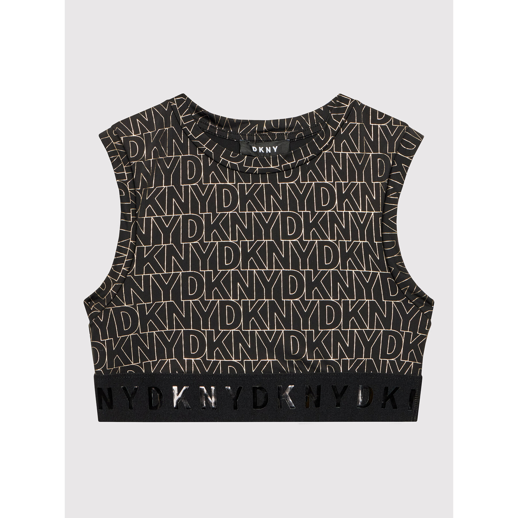 DKNY Top D35S25 M Negru Regular Fit - Pled.ro