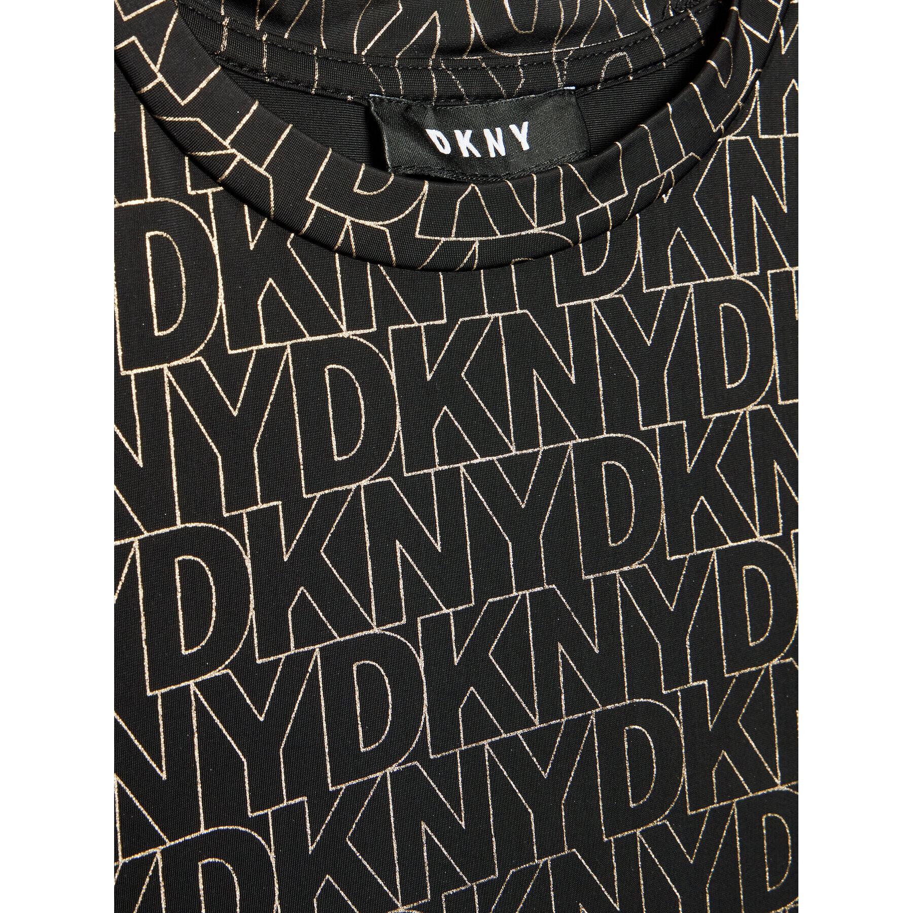 DKNY Top D35S25 M Negru Regular Fit - Pled.ro