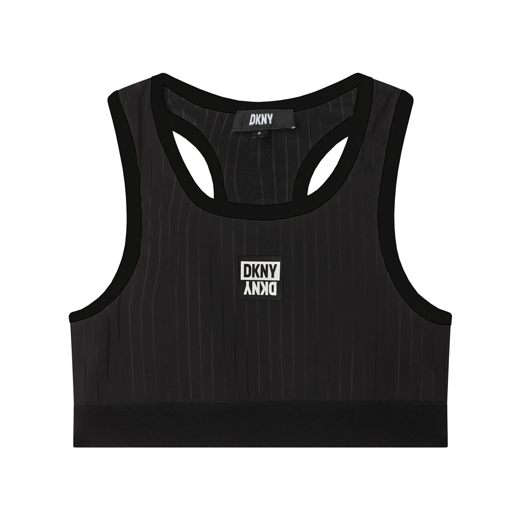 DKNY Top D35S91 S Negru Regular Fit - Pled.ro