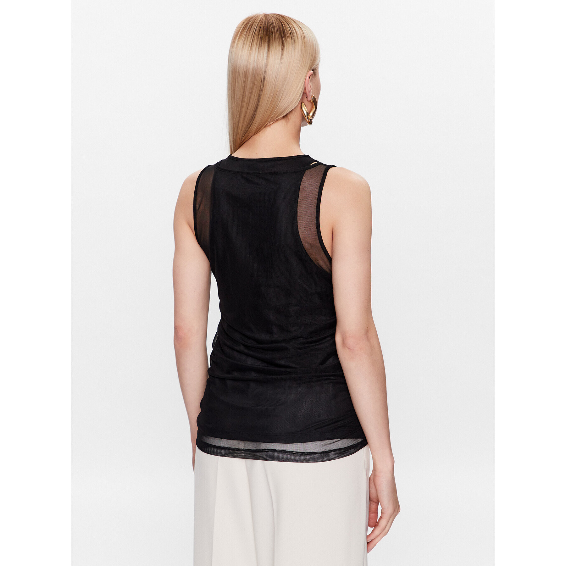 DKNY Top P3BH7RJA Negru Regular Fit - Pled.ro