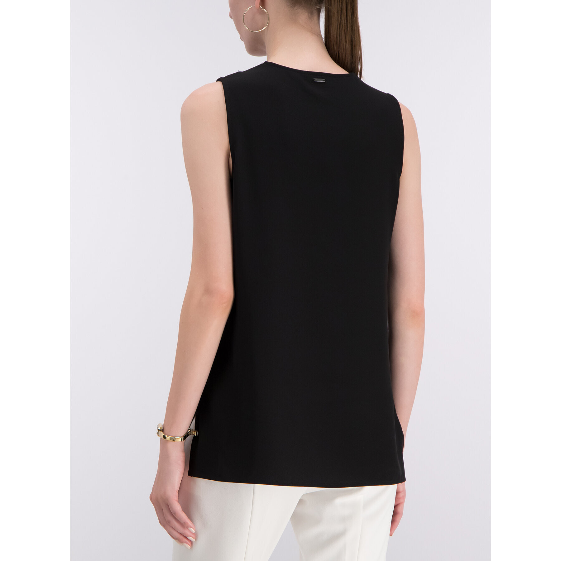 DKNY Top P9AA7AOQ Negru Regular Fit - Pled.ro