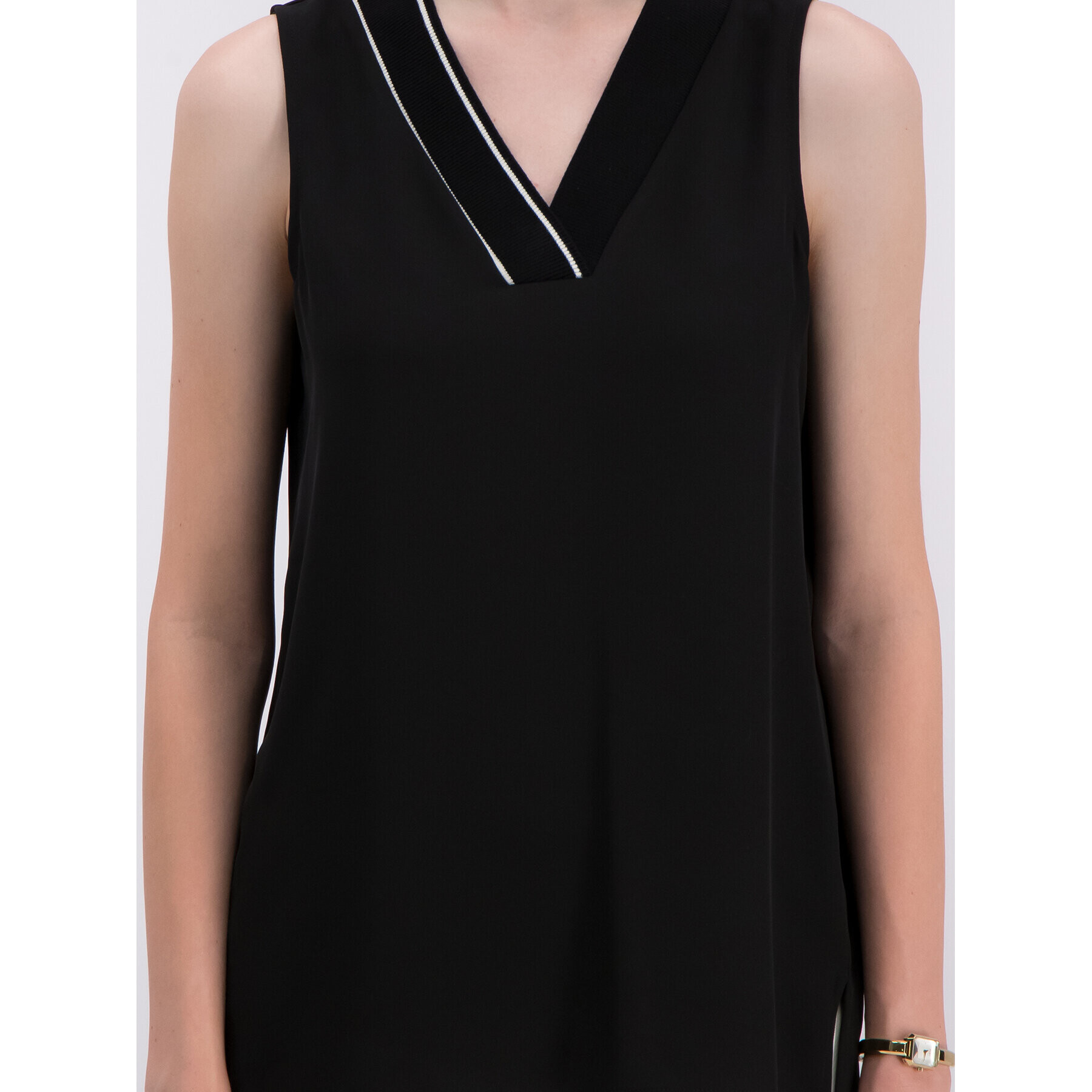 DKNY Top P9AA7AOQ Negru Regular Fit - Pled.ro