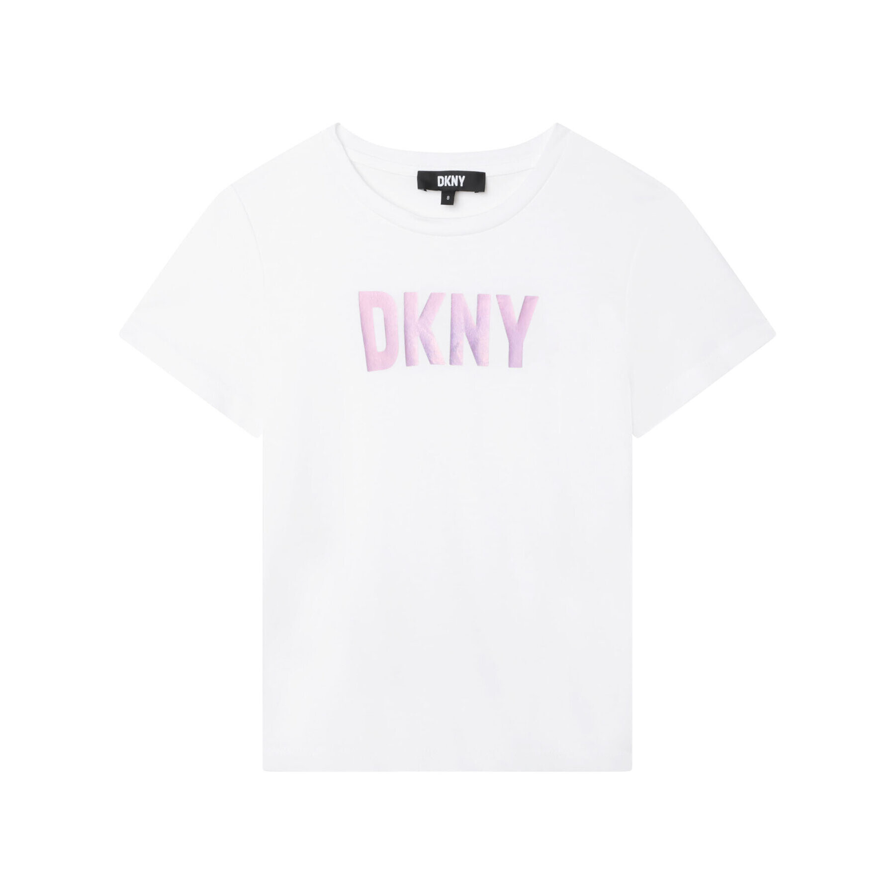 DKNY Tricou D35S85 S Alb Regular Fit - Pled.ro