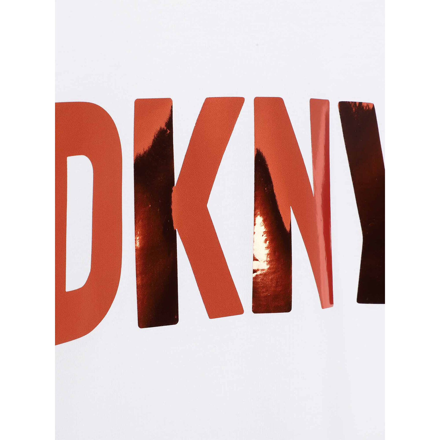 DKNY Tricou D35T08 S Alb Regular Fit - Pled.ro