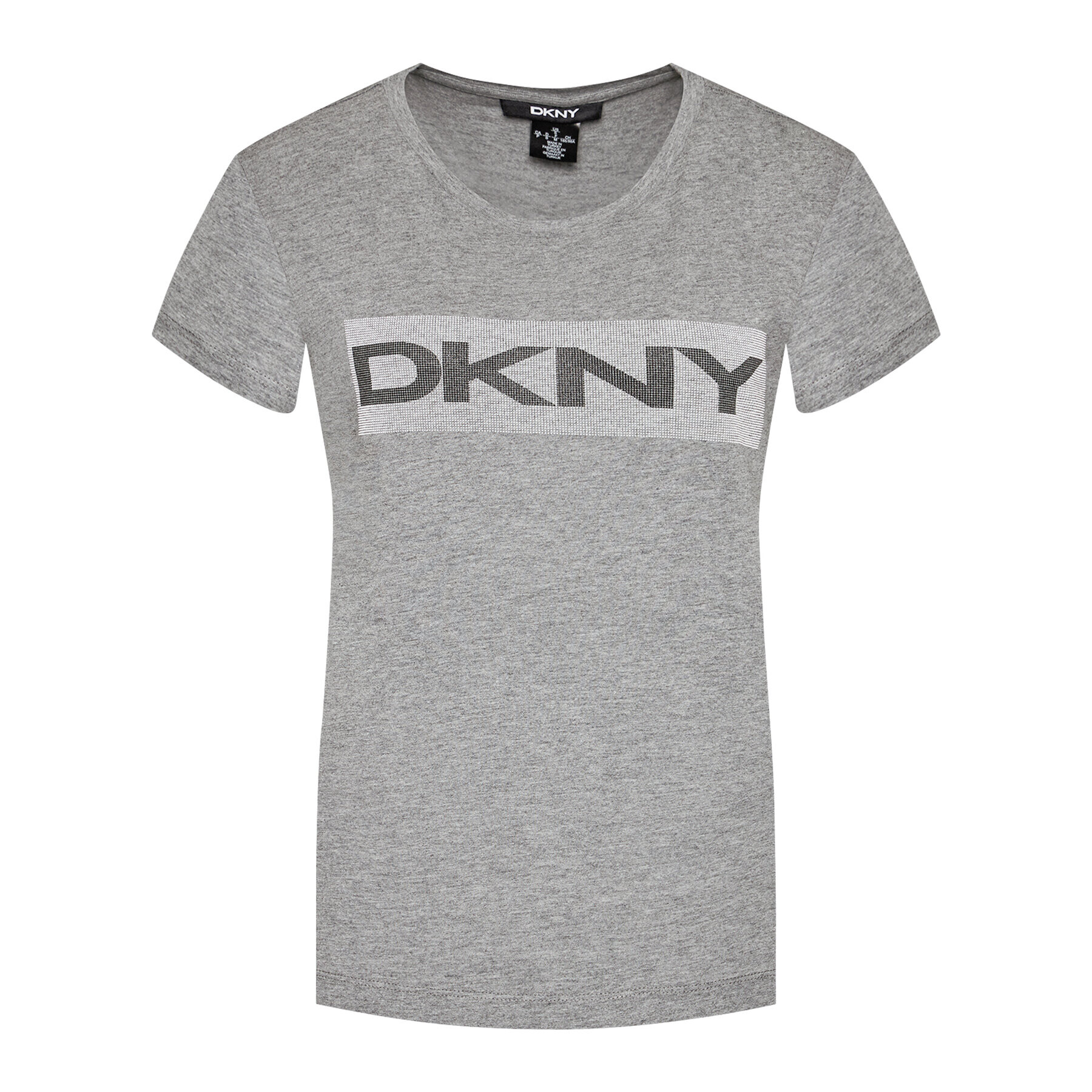 DKNY Tricou P02ARCNA Gri Regular Fit - Pled.ro