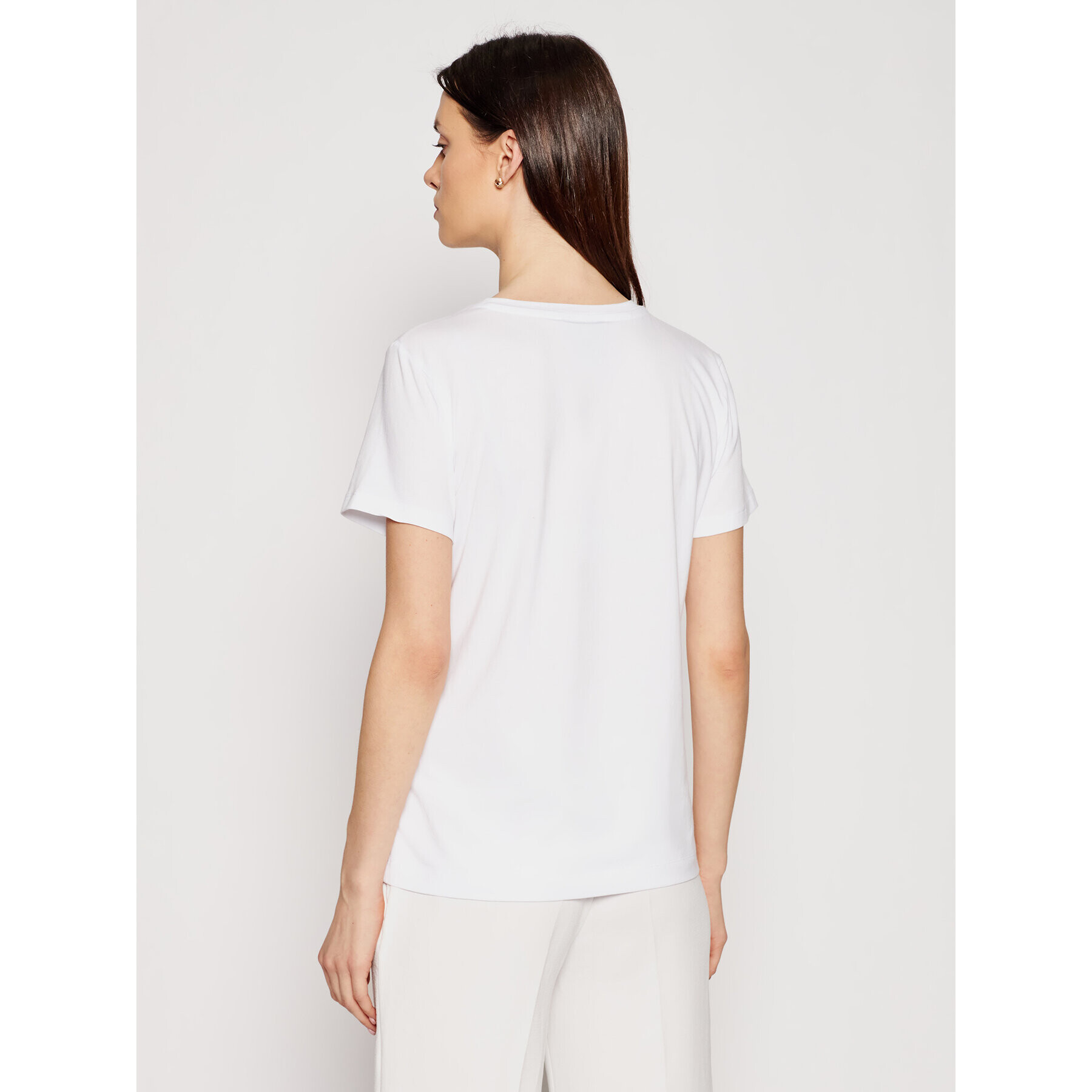 DKNY Tricou P1BUTDNA Alb Regular Fit - Pled.ro