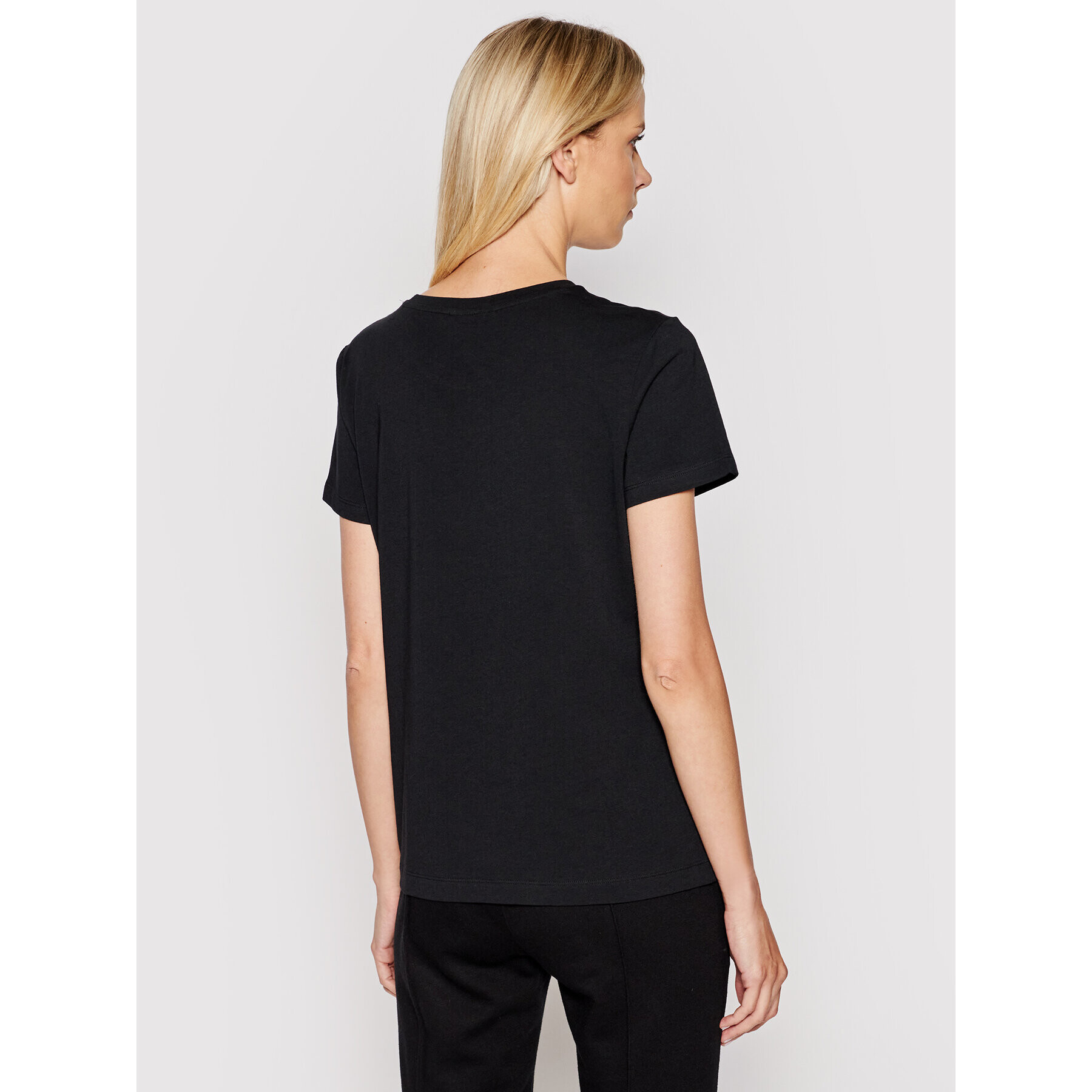 DKNY Tricou P1DTFDNA Negru Regular Fit - Pled.ro