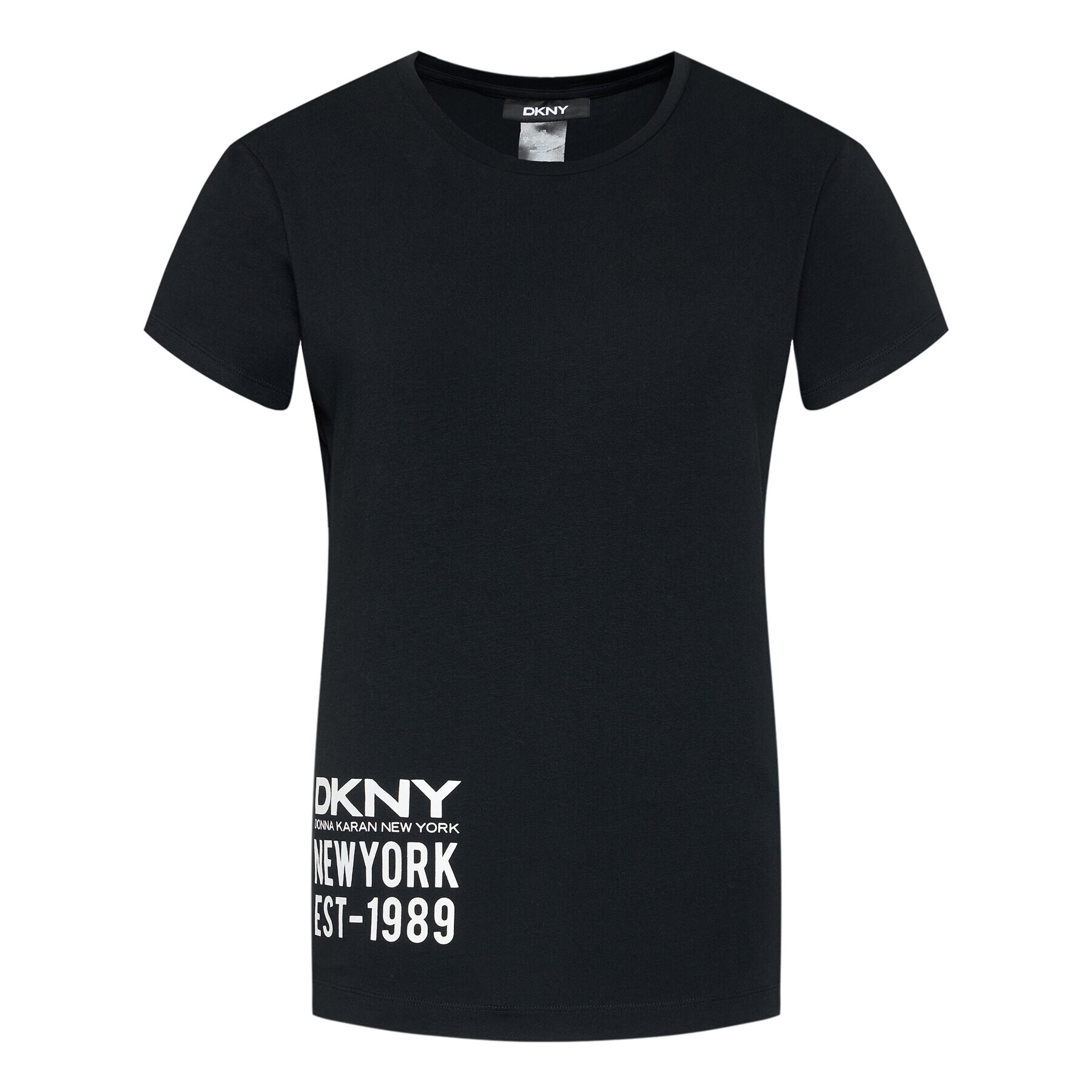 DKNY Tricou P1DTFDNA Negru Regular Fit - Pled.ro