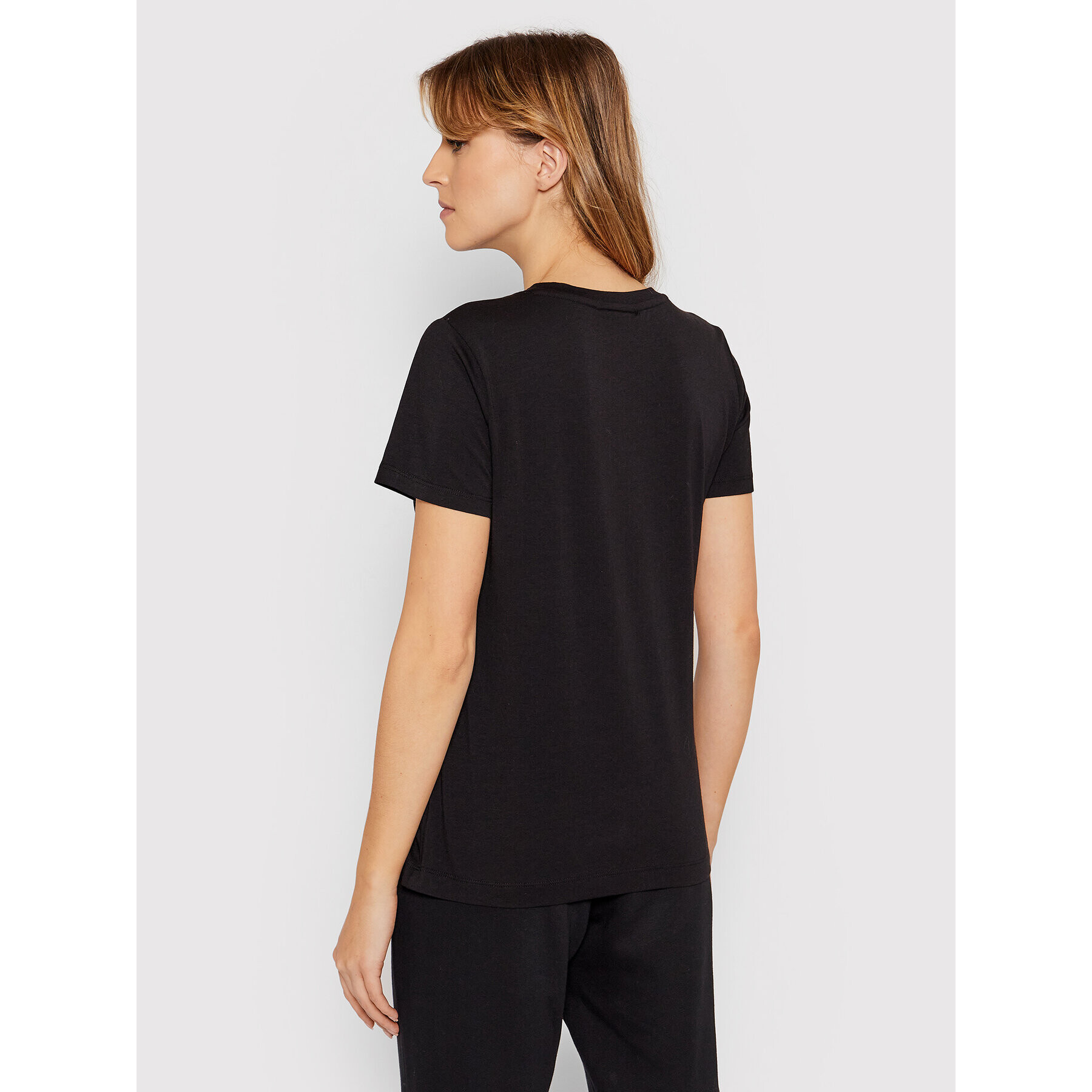 DKNY Tricou P1JMKDNA Negru Regular Fit - Pled.ro