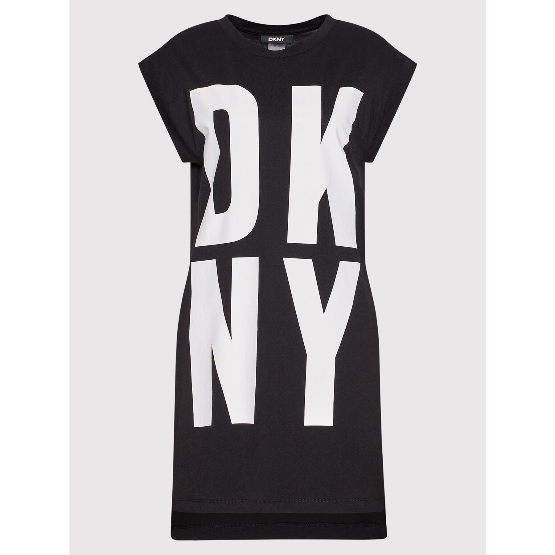 DKNY Tricou P1RHRB2M Negru Regular Fit - Pled.ro