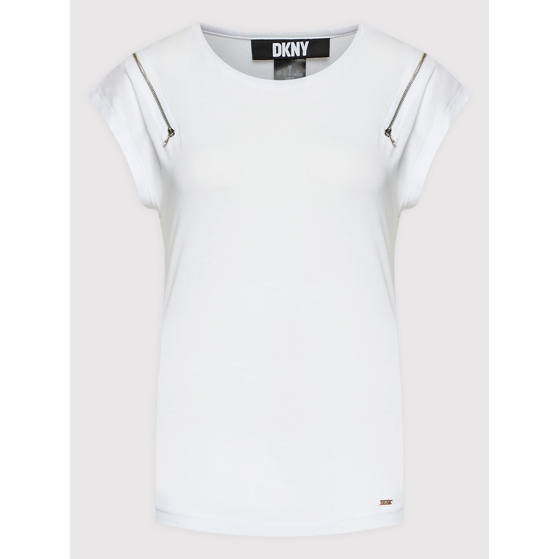 DKNY Tricou P22H1GRW Alb Relaxed Fit - Pled.ro