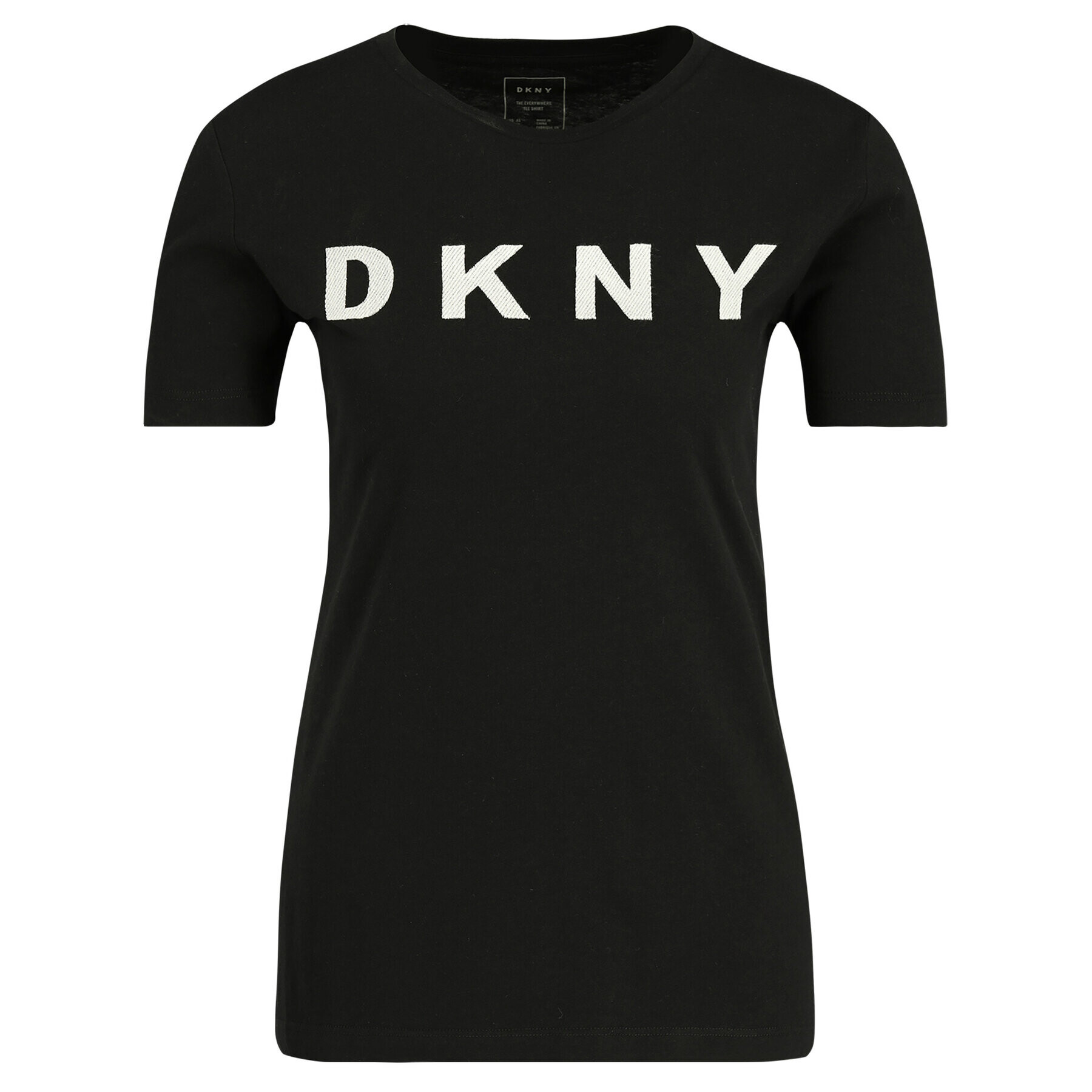 DKNY Tricou W3276CNA Negru Regular Fit - Pled.ro