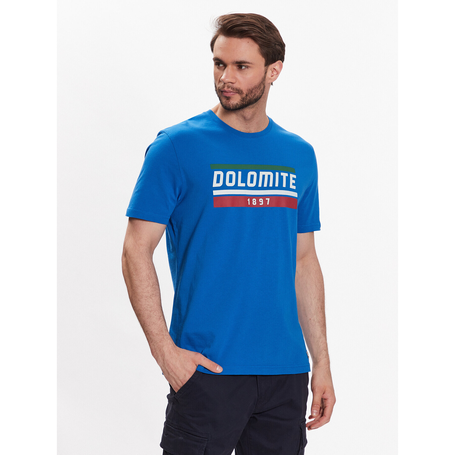 Dolomite Tricou 289177-700 Albastru Regular Fit - Pled.ro