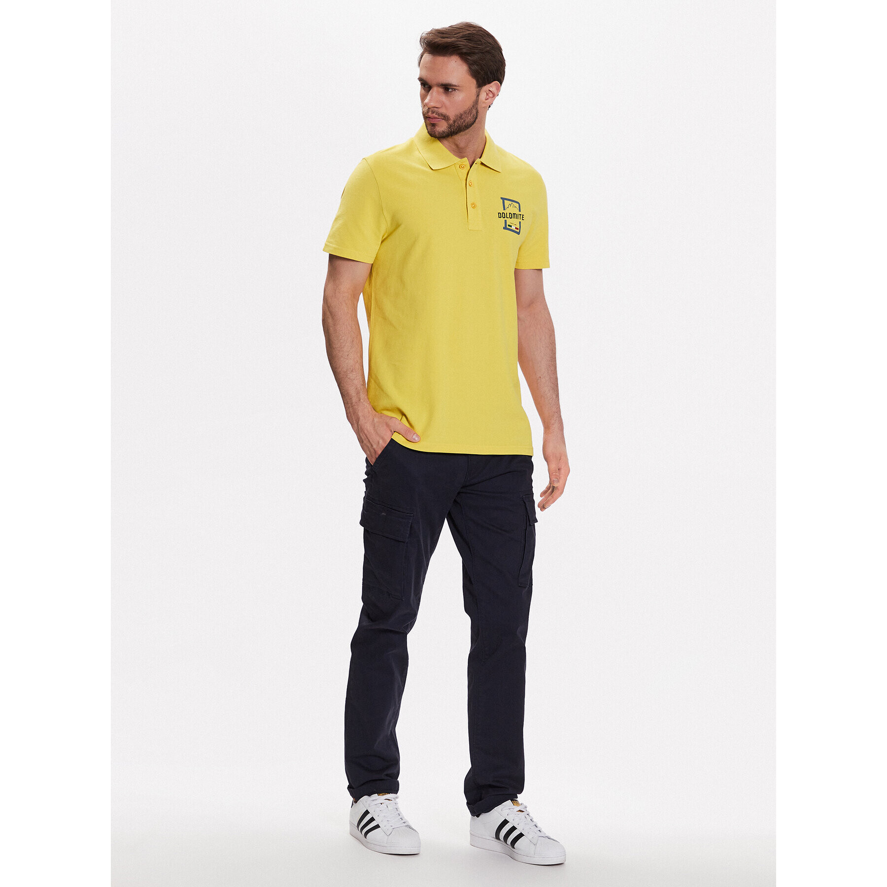 Dolomite Tricou polo Dobbiaco 296158-1488 Galben Regular Fit - Pled.ro