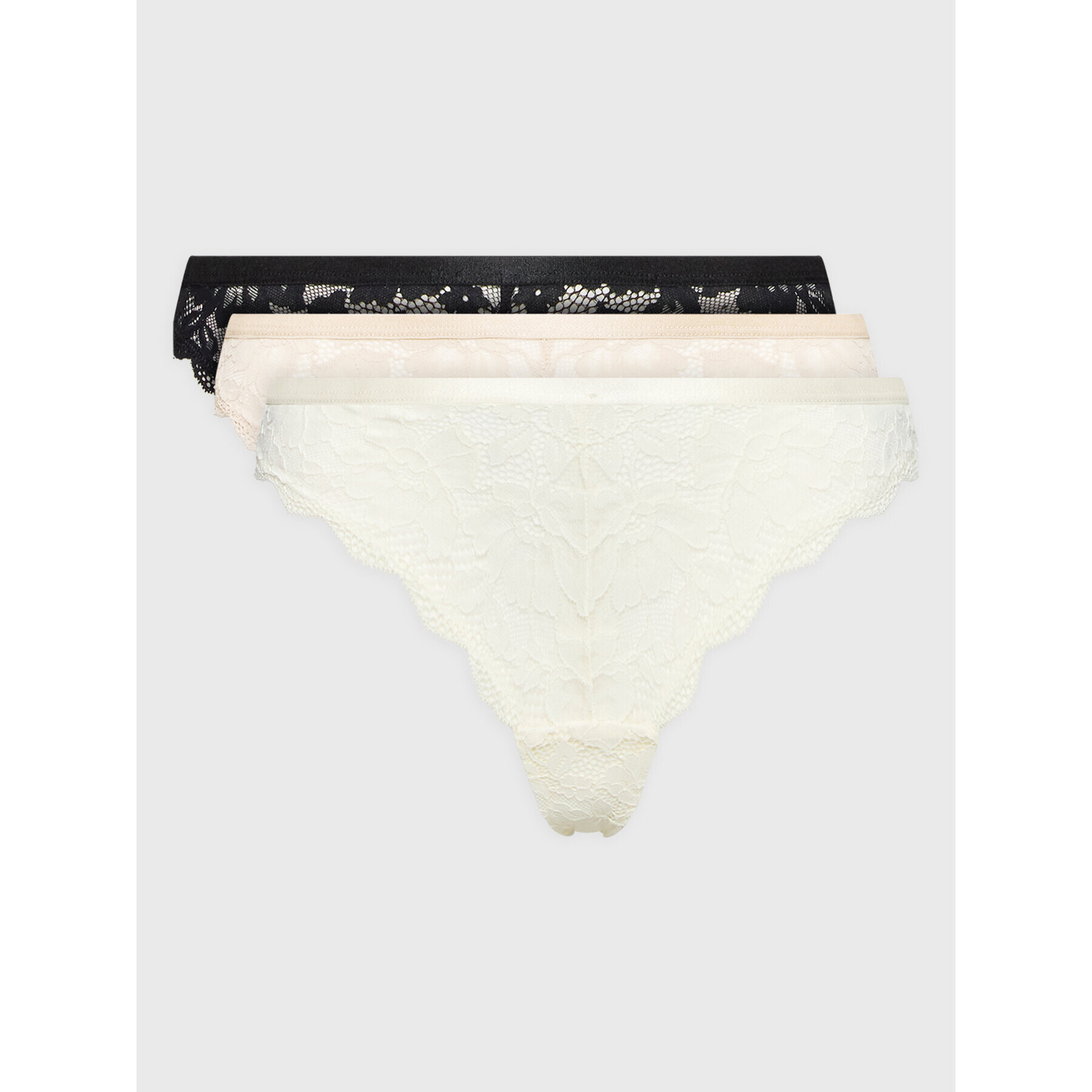 Dorina Set 3 perechi de chiloți tanga Myla D001691LA084 Colorat - Pled.ro