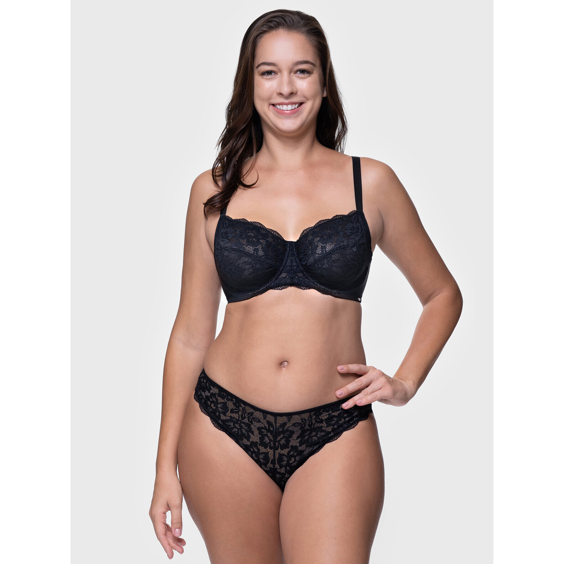 Dorina Set 3 perechi de chiloți de damă clasici Myla D001685LA084 Negru - Pled.ro