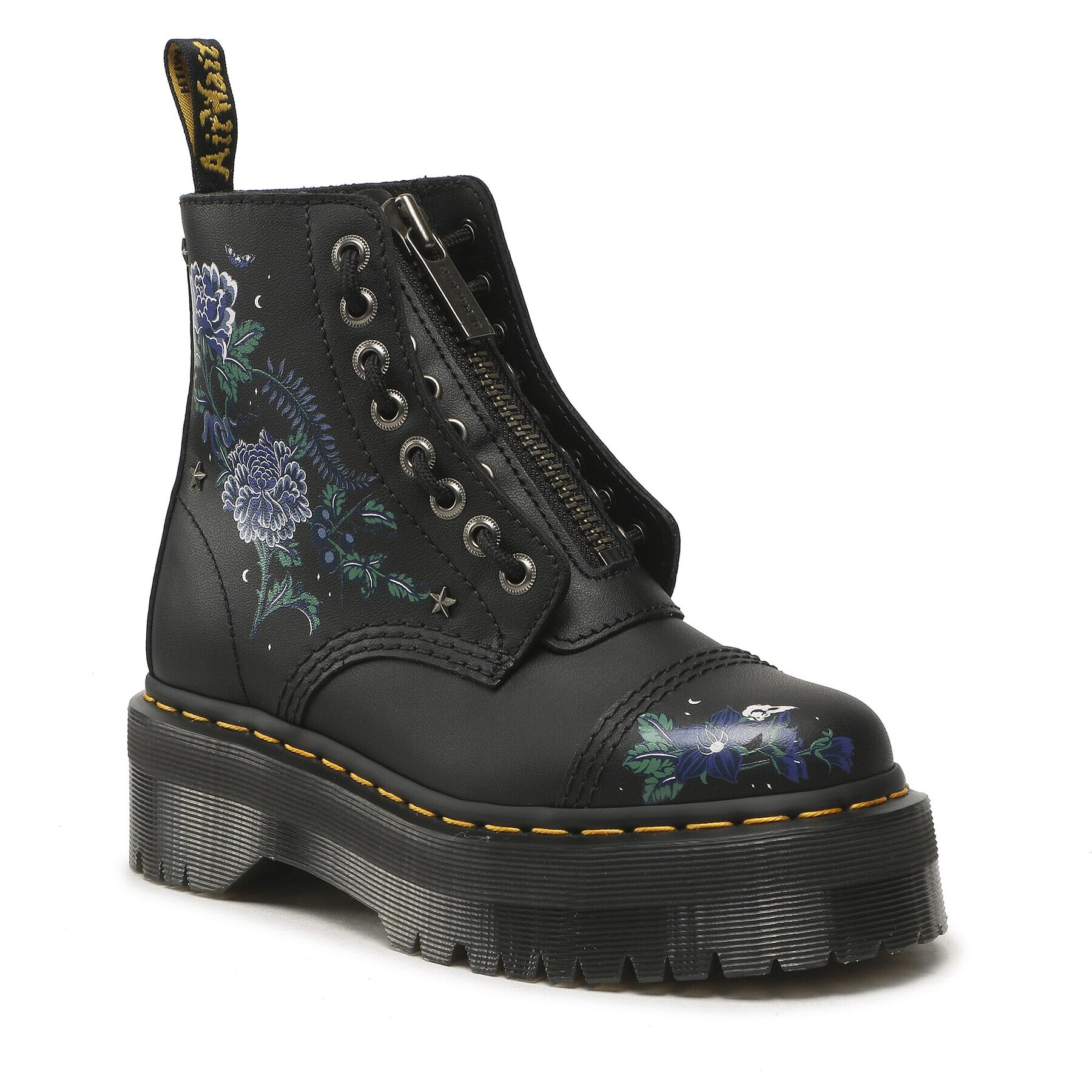 Dr. Martens Bocanci Sinclair Floral 27734001 Negru - Pled.ro