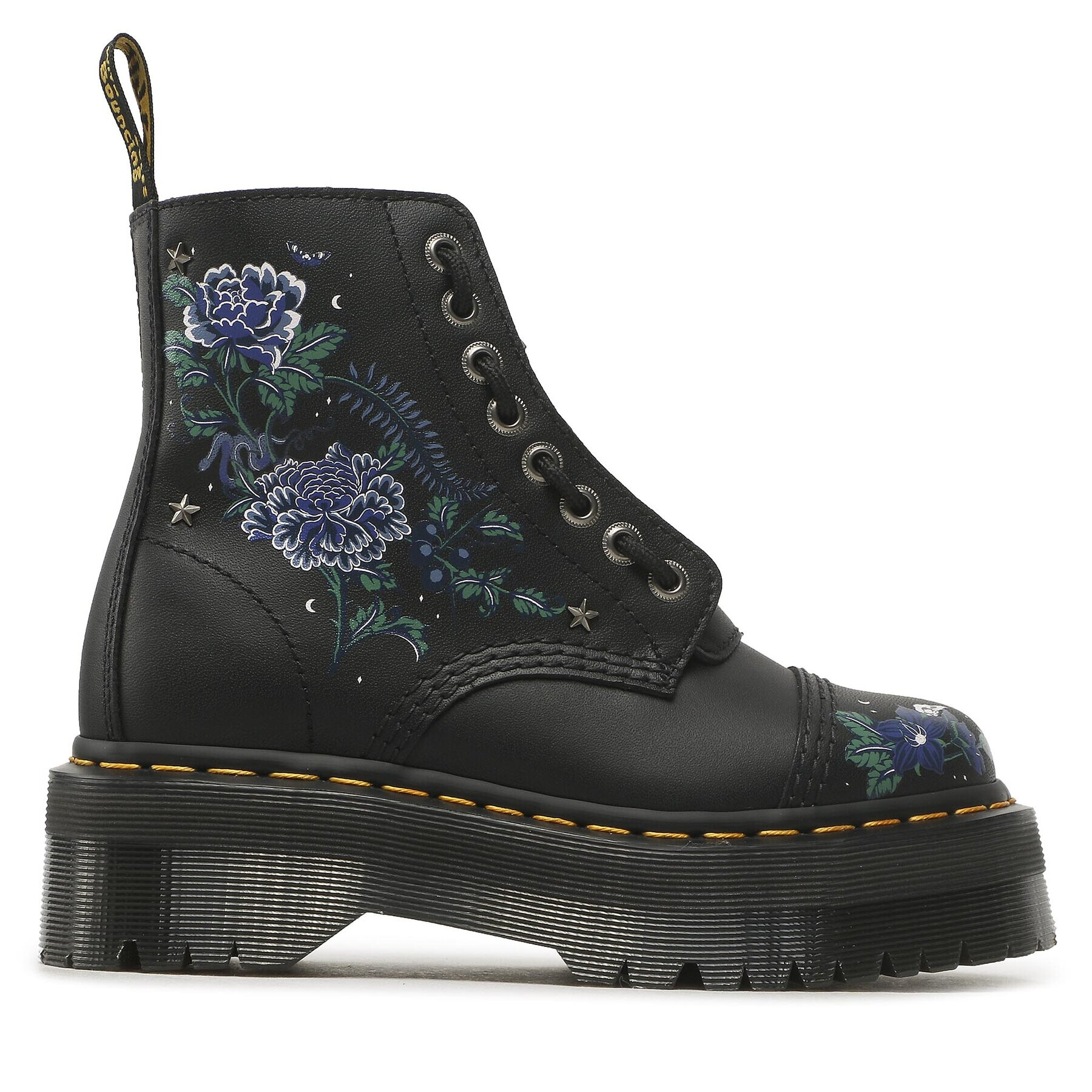 Dr. Martens Bocanci Sinclair Floral 27734001 Negru - Pled.ro