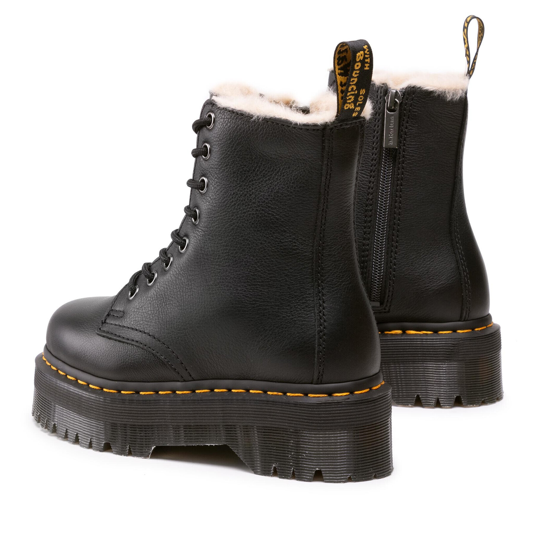 Dr. Martens Bocanci Jadon Fl 25637001 Negru - Pled.ro